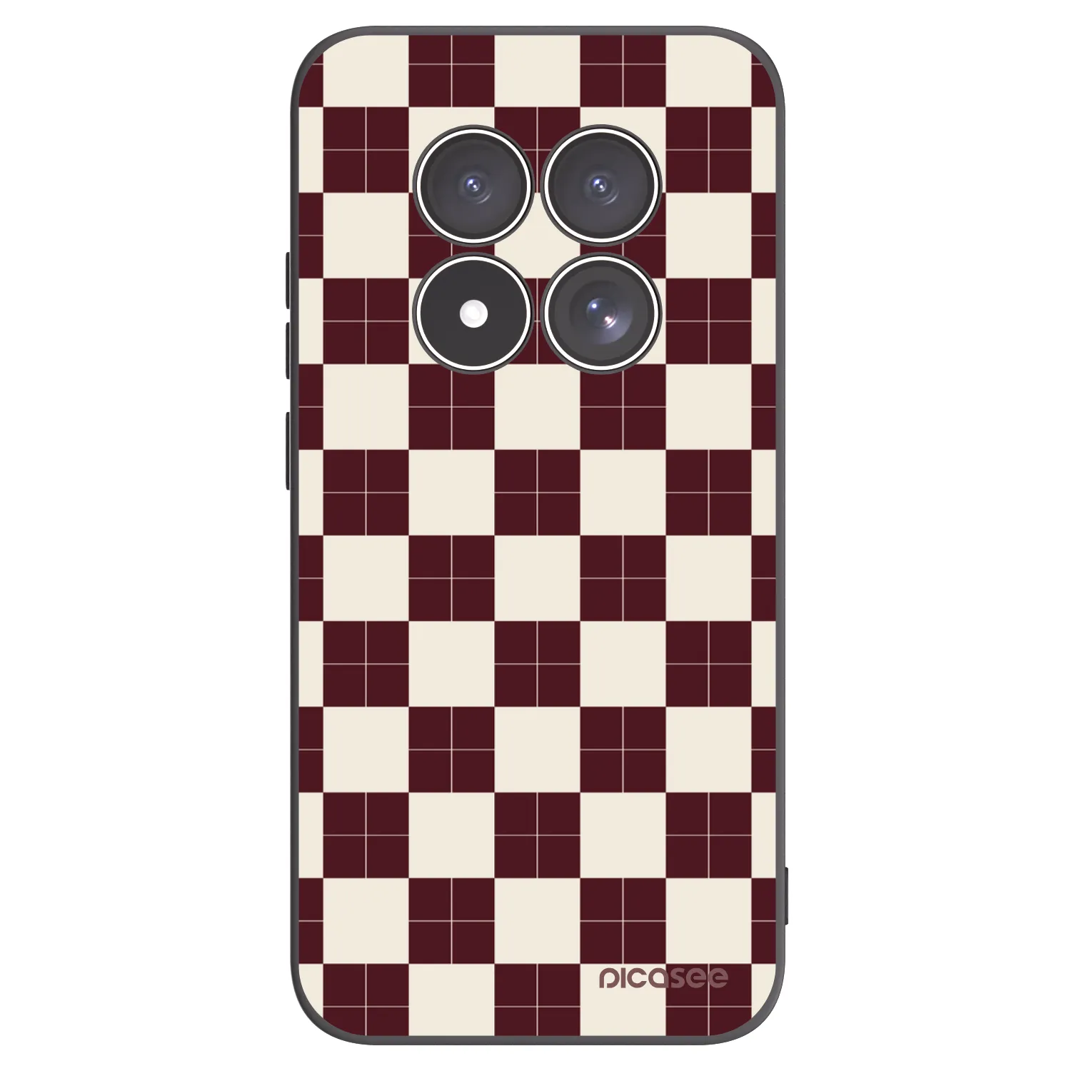 Picasee silikónový čierny obal pre Xiaomi Redmi Note 15 Pro 5G - Checked Away