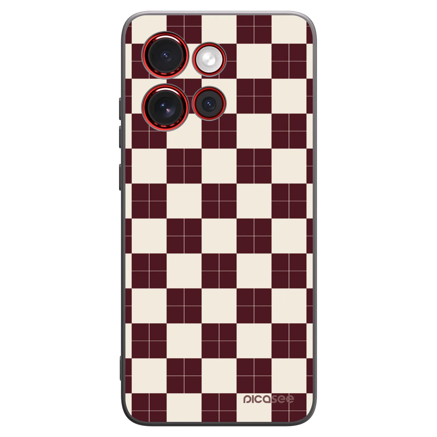 Picasee silikónový čierny obal pre Motorola Edge 60 Neo 5G - Checked Away