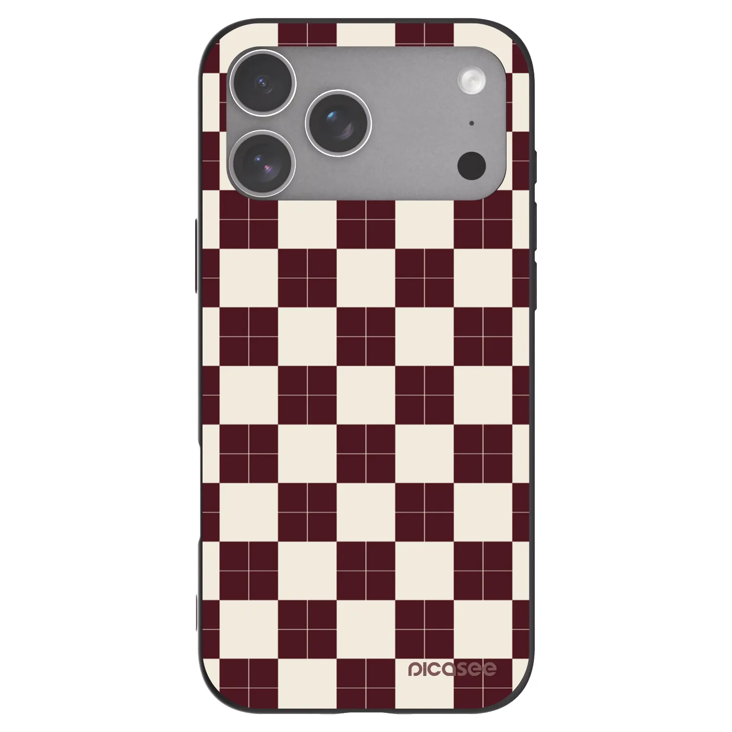 Picasee silikónový čierny obal pre Apple iPhone 18 Pro Max - Checked Away