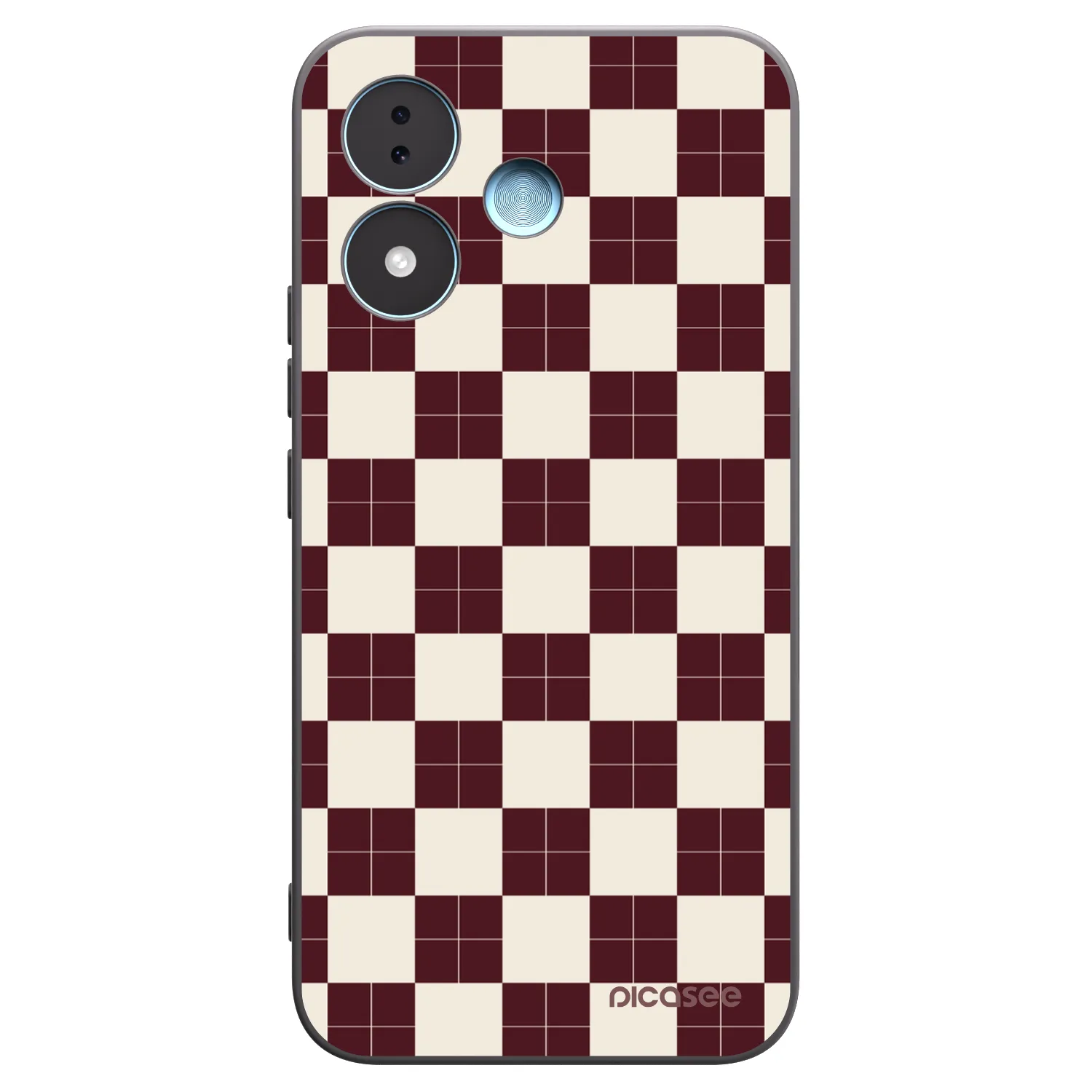 Picasee silikónový čierny obal pre Xiaomi Redmi Note 17 5G - Checked Away