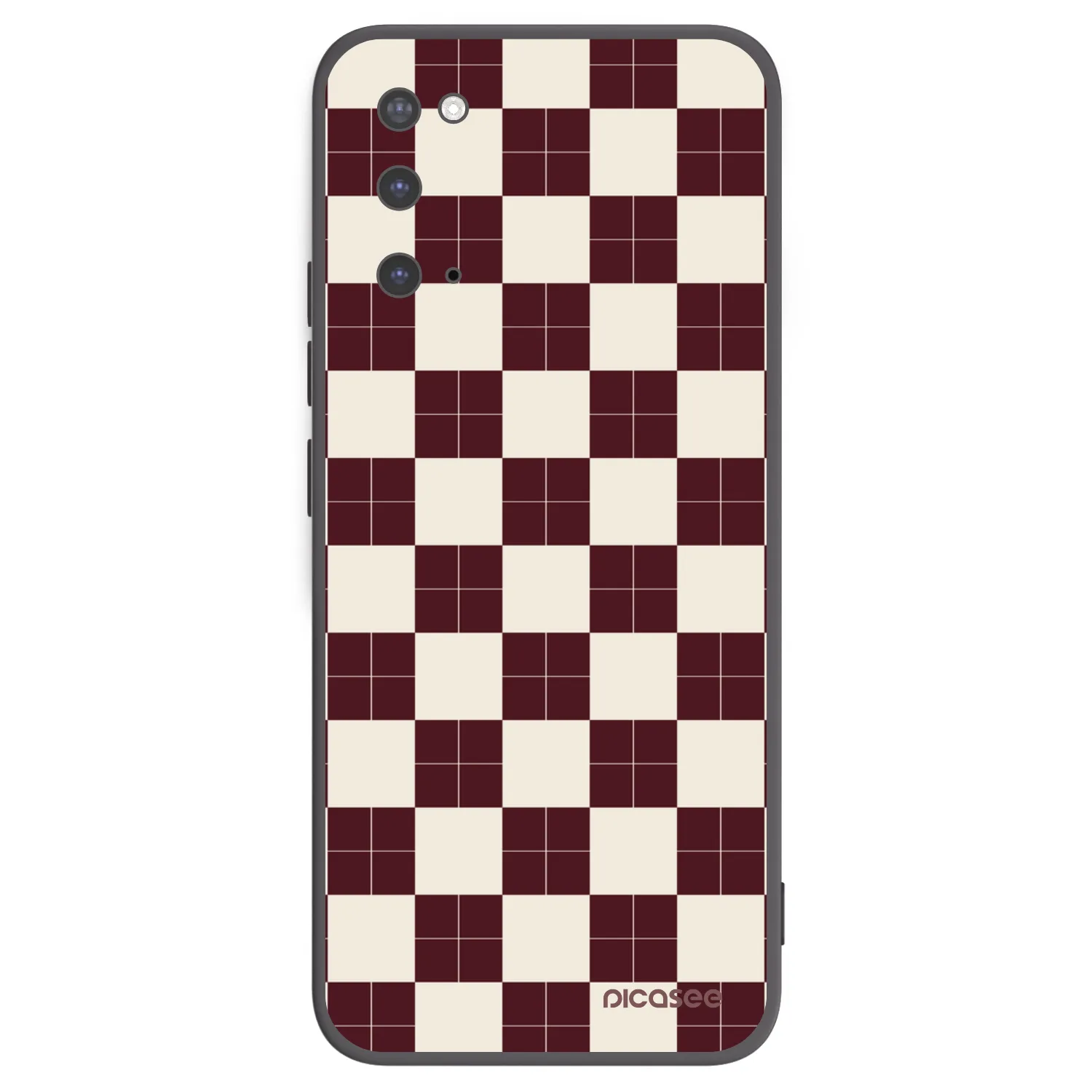 Picasee silikónový čierny obal pre Samsung Galaxy S20 G980F - Checked Away