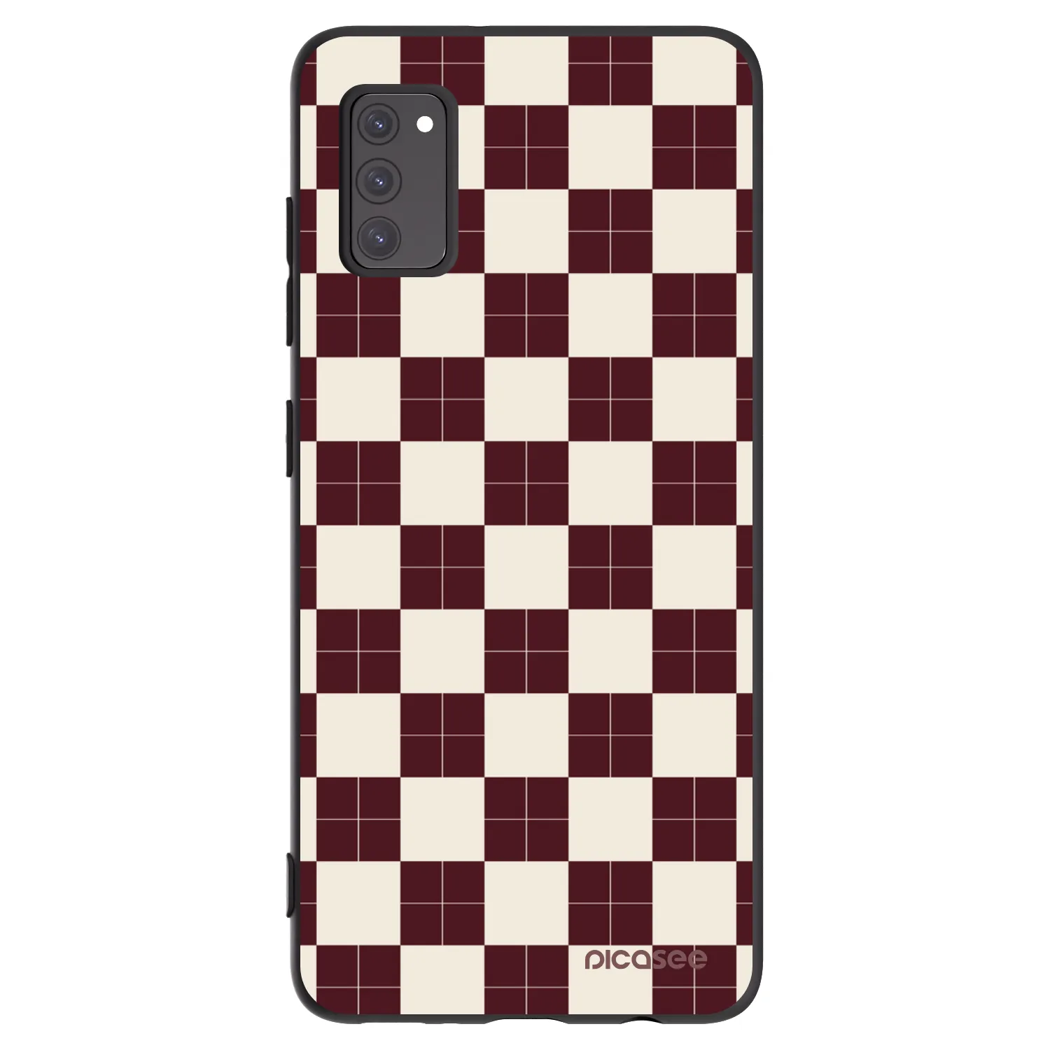 Picasee silikónový čierny obal pre Samsung Galaxy A41 A415F - Checked Away