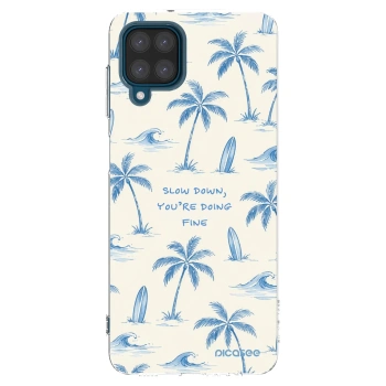 Picasee silikónový prehľadný obal pre Samsung Galaxy A12 A125F - Slow Tide