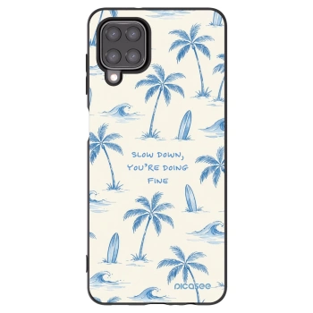 Picasee silikónový čierny obal pre Samsung Galaxy M12 M127F - Slow Tide