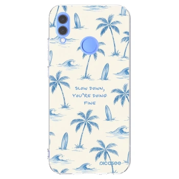 Picasee silikónový prehľadný obal pre Honor 10 Lite - Slow Tide