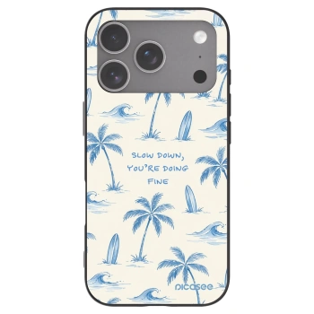 Picasee silikónový čierny obal pre Apple iPhone 18 Pro - Slow Tide