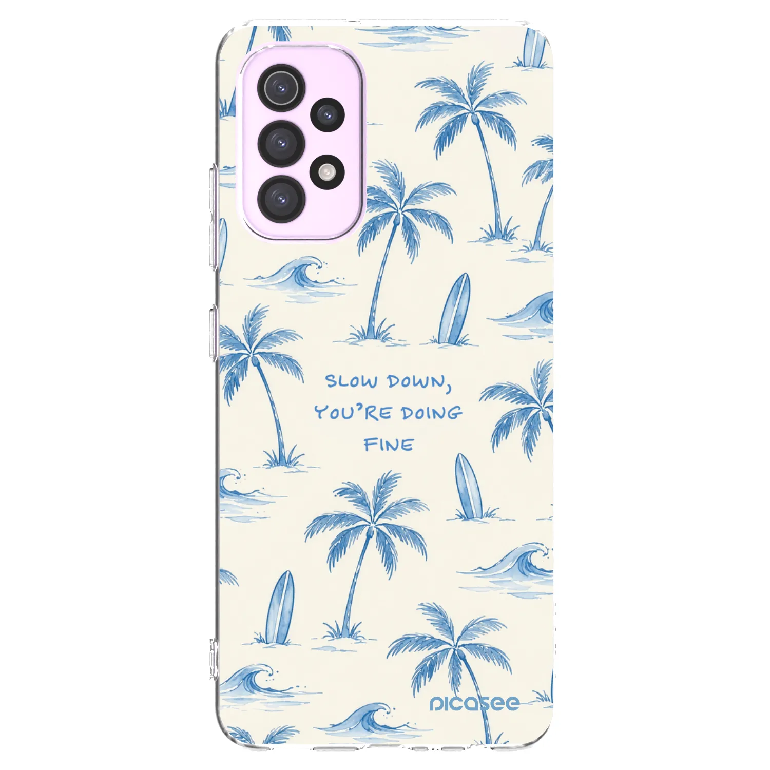 Picasee silikónový prehľadný obal pre Samsung Galaxy A32 5G A326B - Slow Tide
