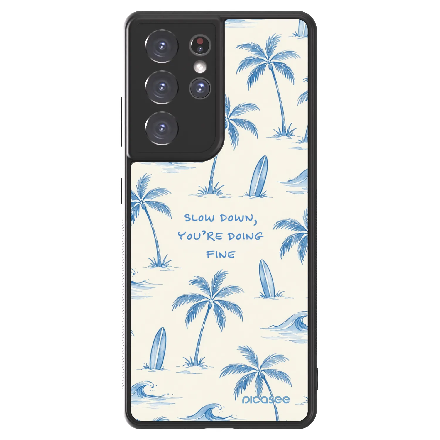 Picasee ULTIMATE CASE pro Samsung Galaxy S21 Ultra 5G G998B - Slow Tide