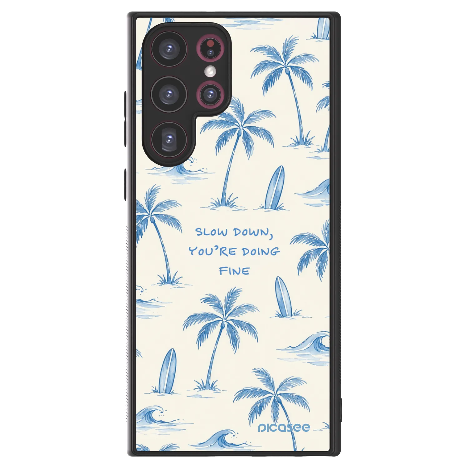 Picasee ULTIMATE CASE PowerShare pro Samsung Galaxy S22 Ultra 5G - Slow Tide