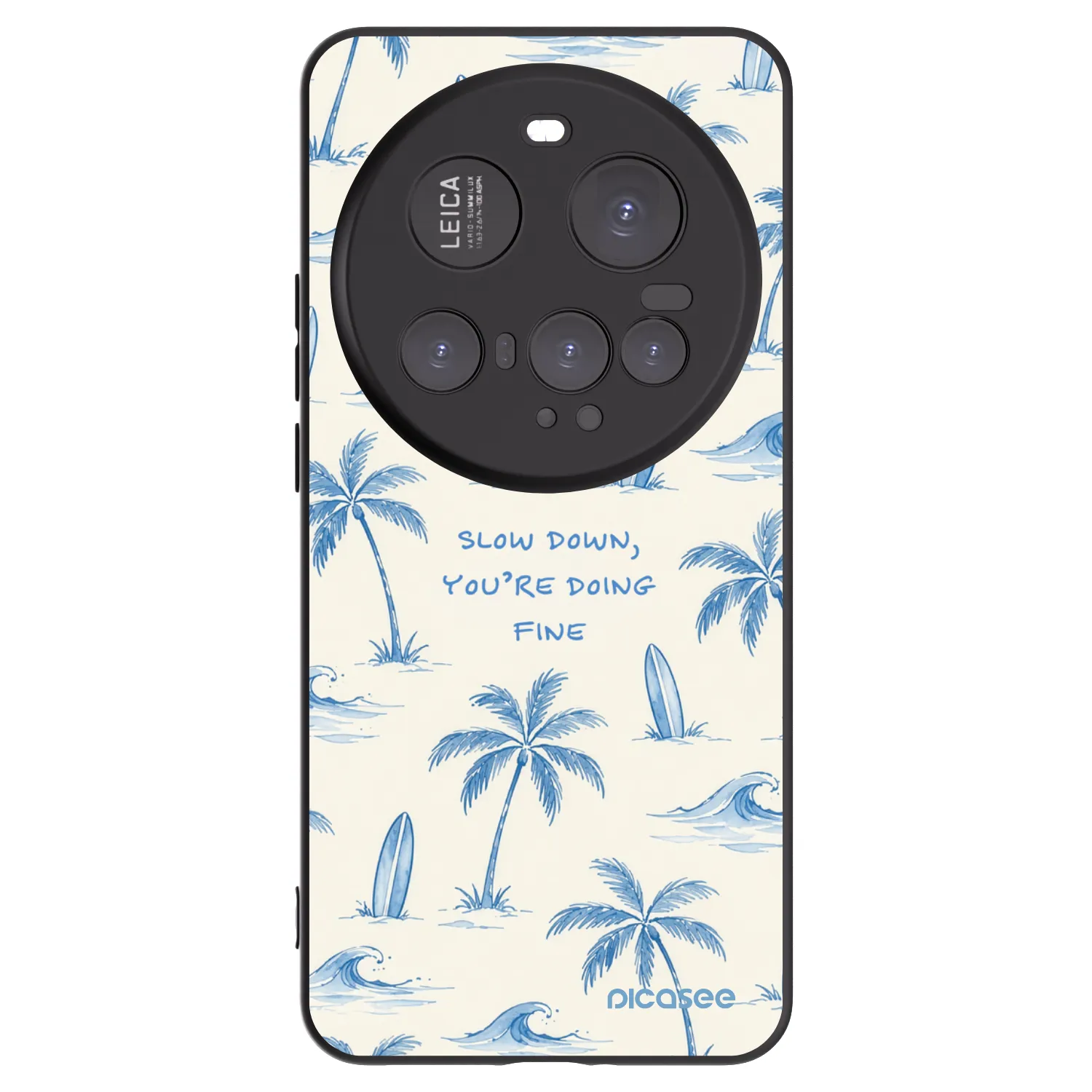 Picasee silikónový čierny obal pre Xiaomi 15 Ultra - Slow Tide