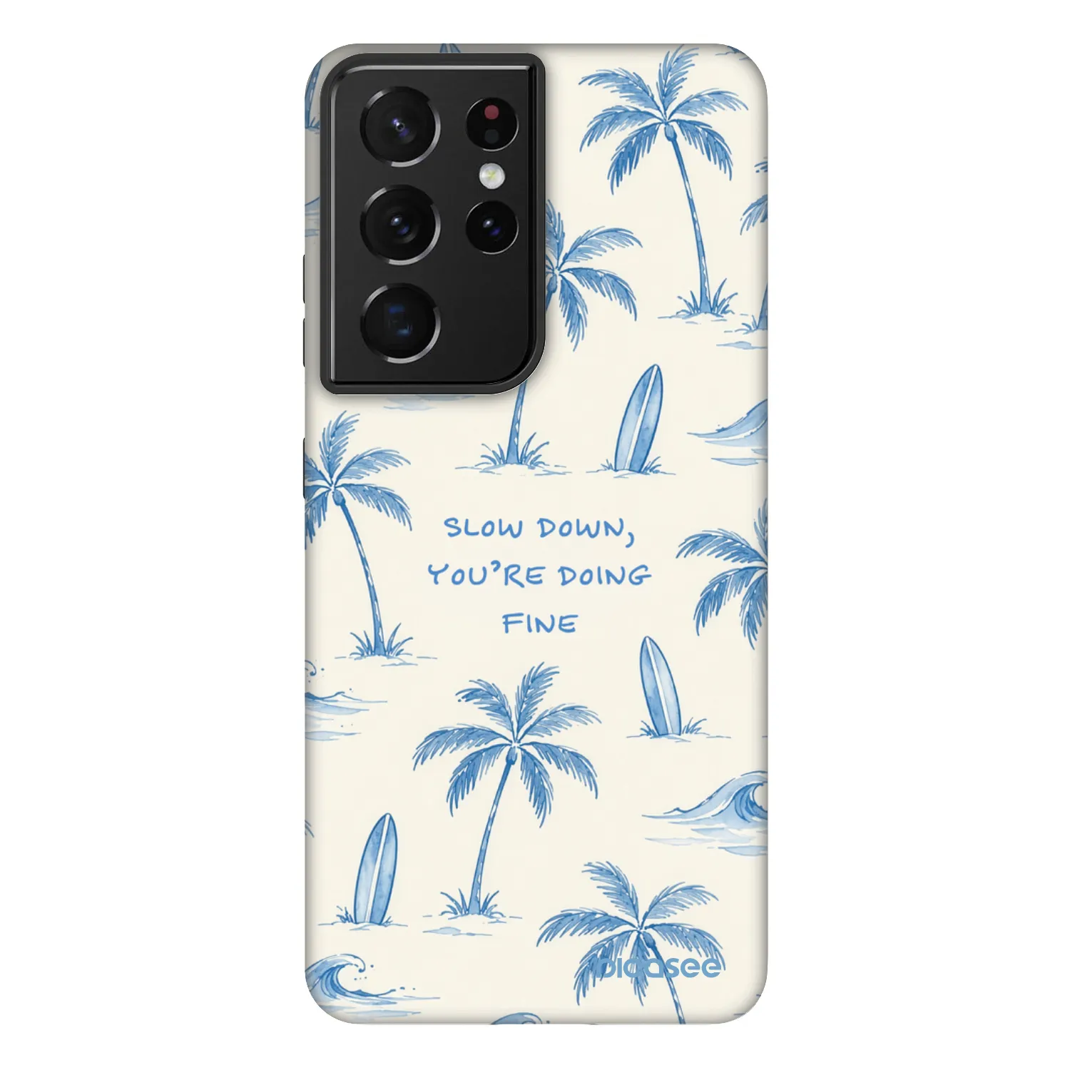 Picasee Fashion Case pre Samsung Galaxy S21 Ultra 5G G998B - Slow Tide