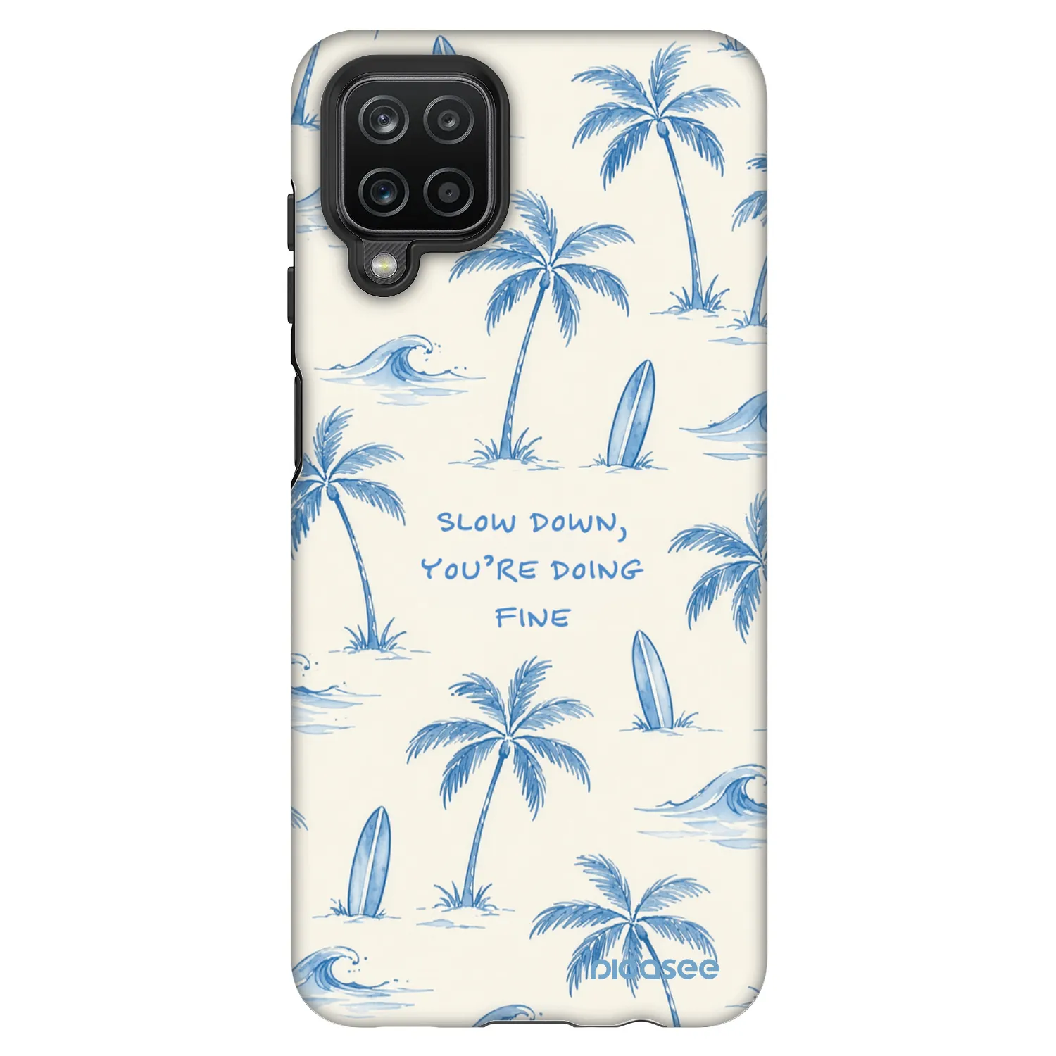 Picasee Fashion Case pre Samsung Galaxy A12 A125F - Slow Tide