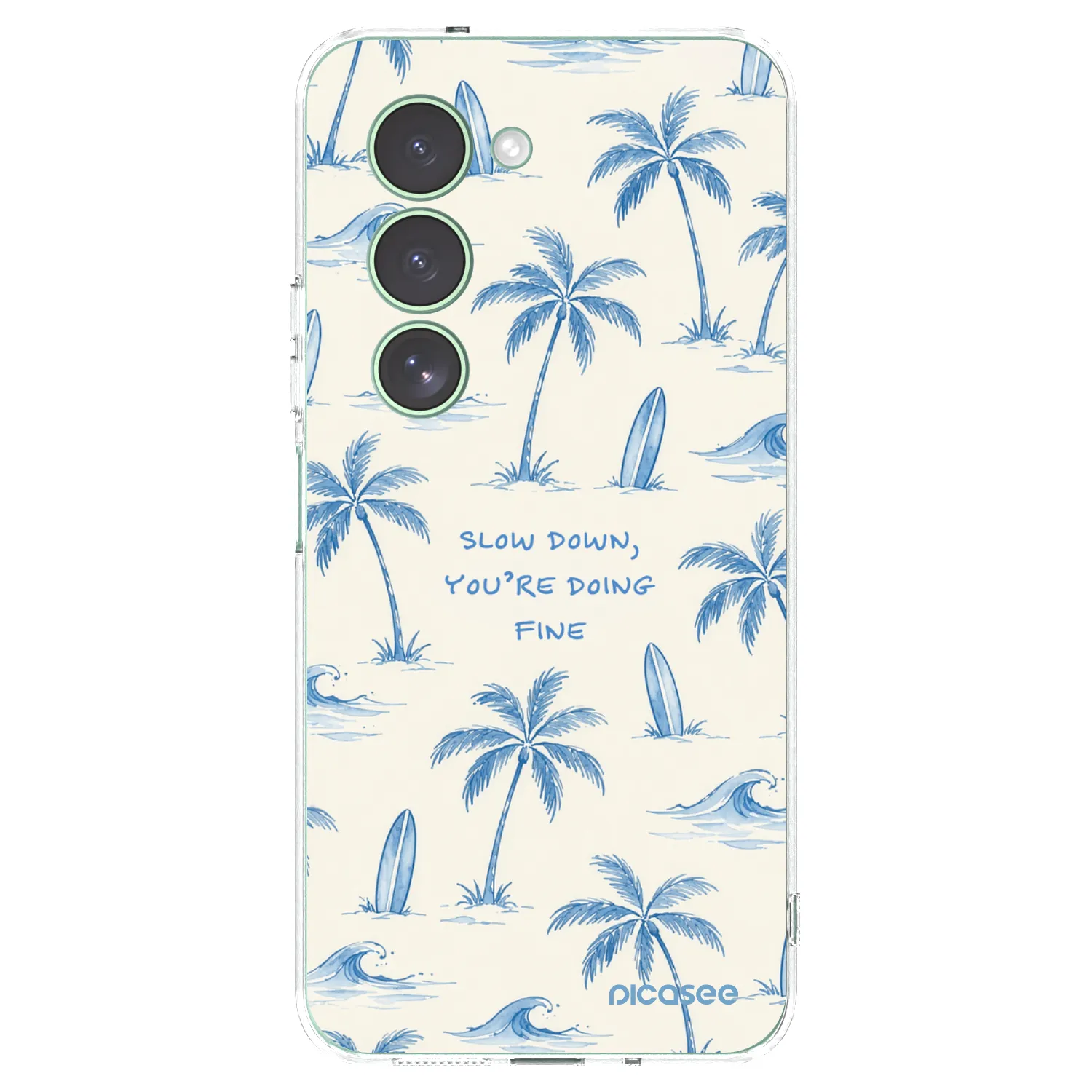 Picasee silikónový prehľadný obal pre Xiaomi Redmi 15 5G - Slow Tide