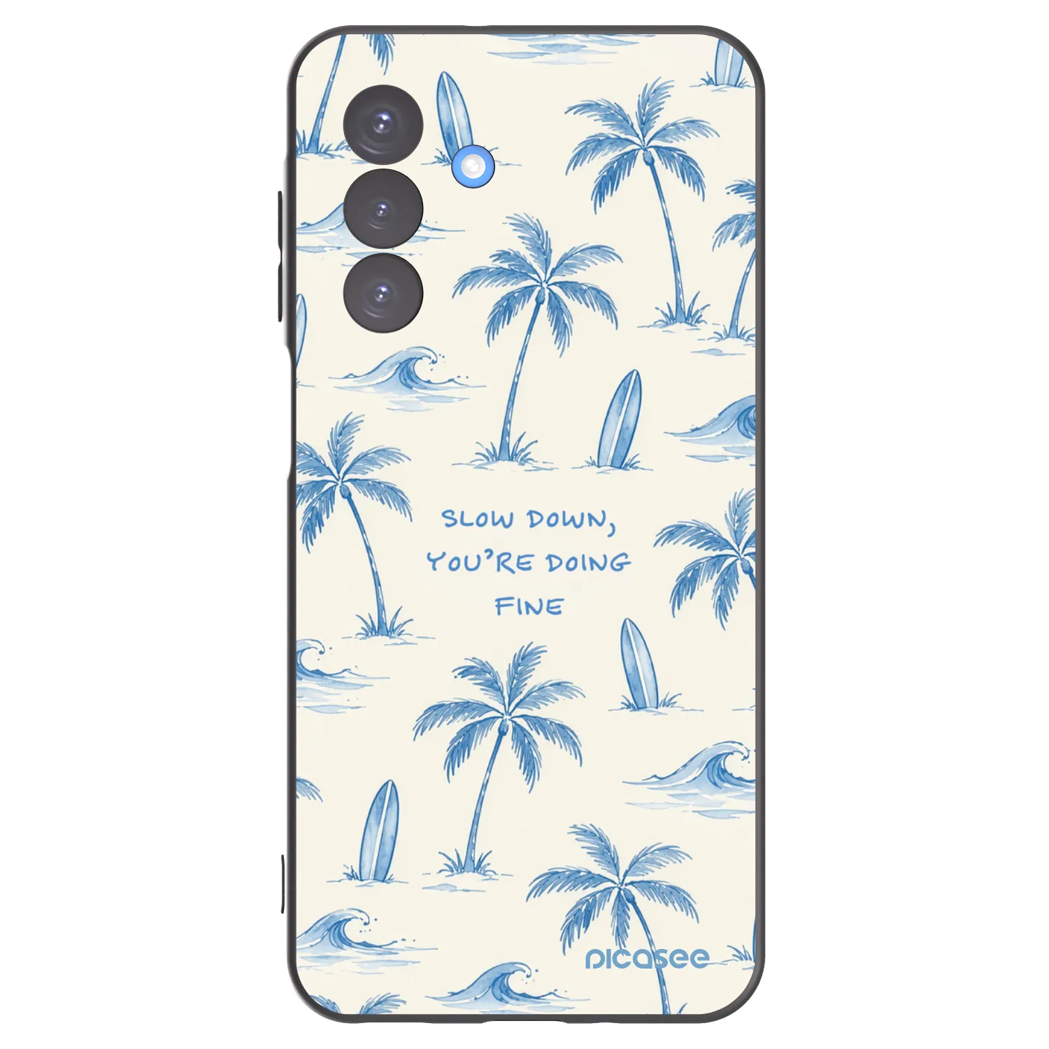 Picasee silikónový čierny obal pre Samsung Galaxy A17 5G - Slow Tide