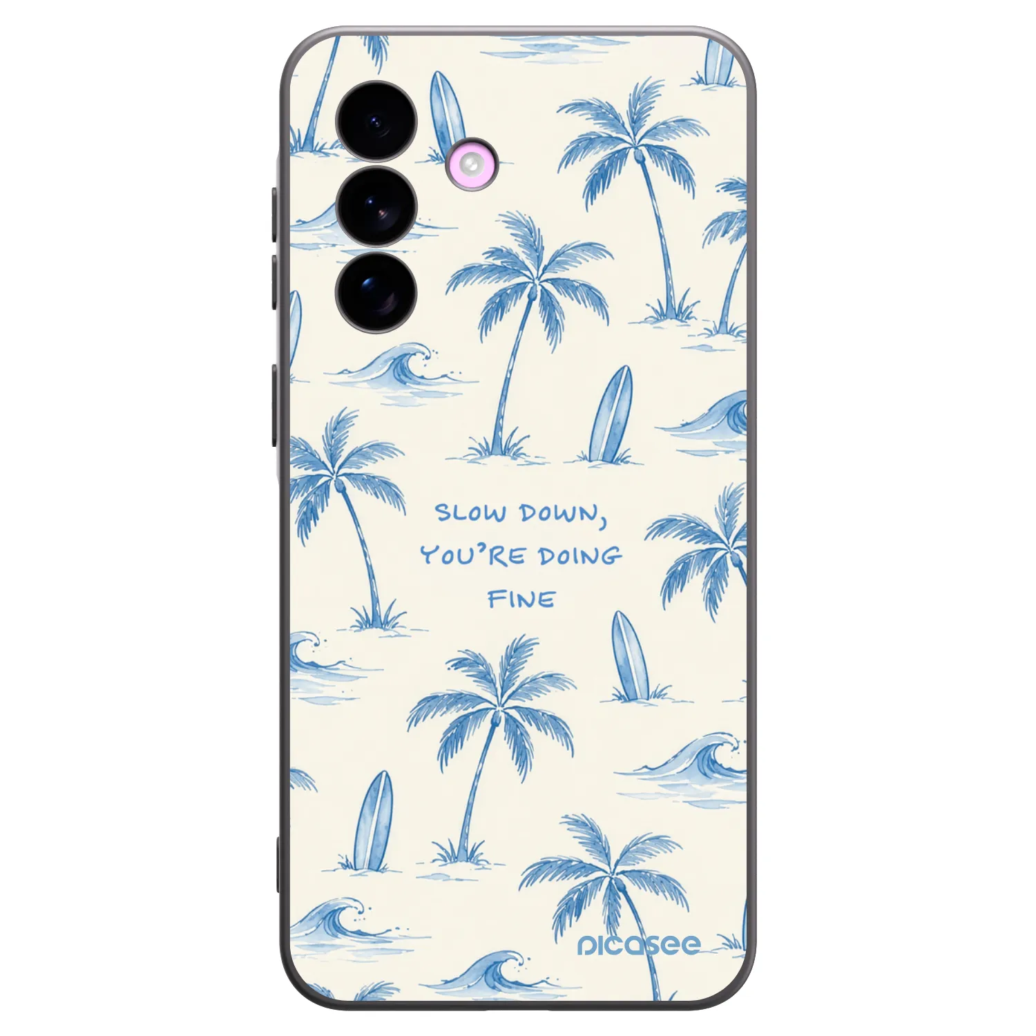 Picasee silikónový čierny obal pre Samsung Galaxy A57 5G - Slow Tide