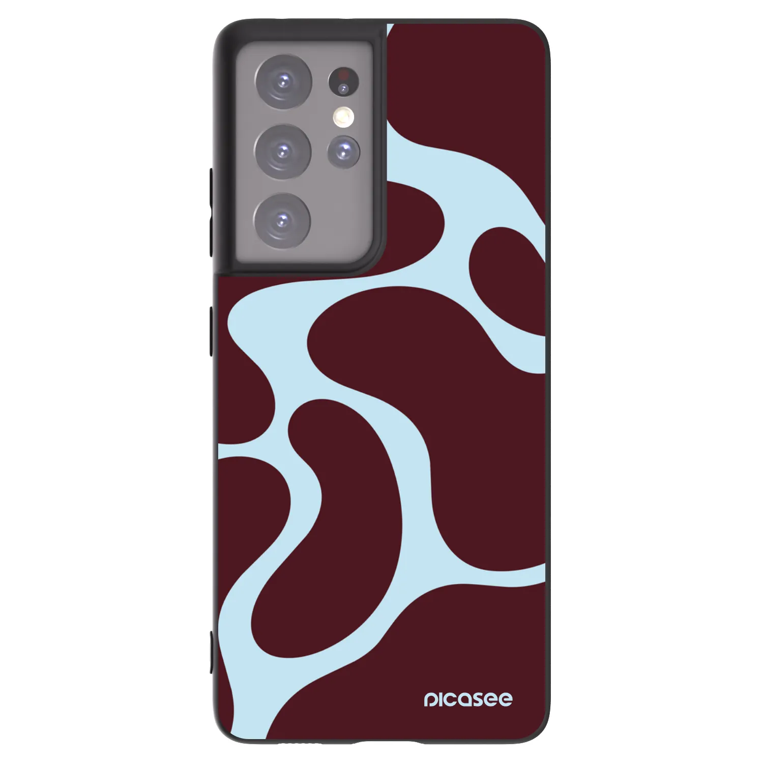 Picasee silikónový čierny obal pre Samsung Galaxy S21 Ultra 5G G998B - Soft Detour