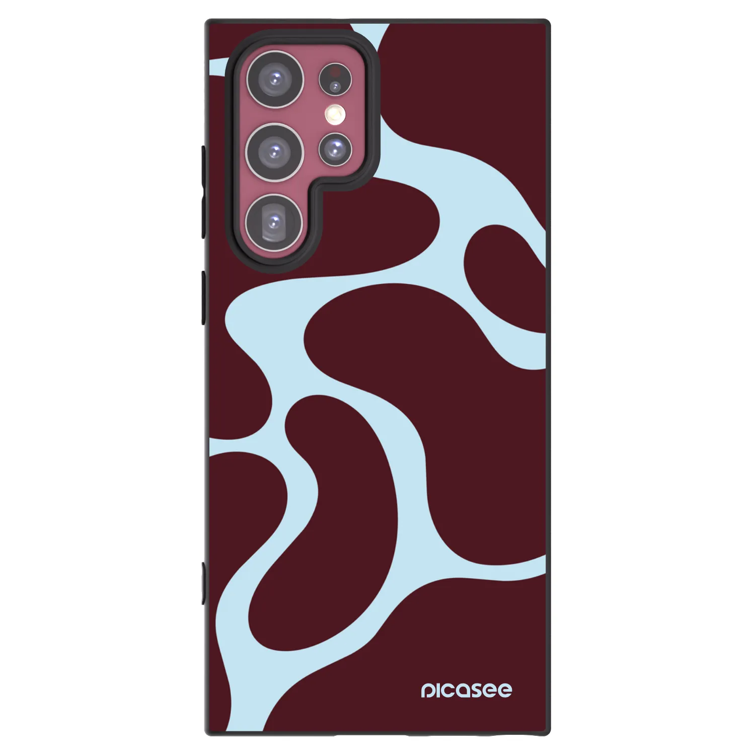 Picasee silikónový čierny obal pre Samsung Galaxy S22 Ultra 5G - Soft Detour