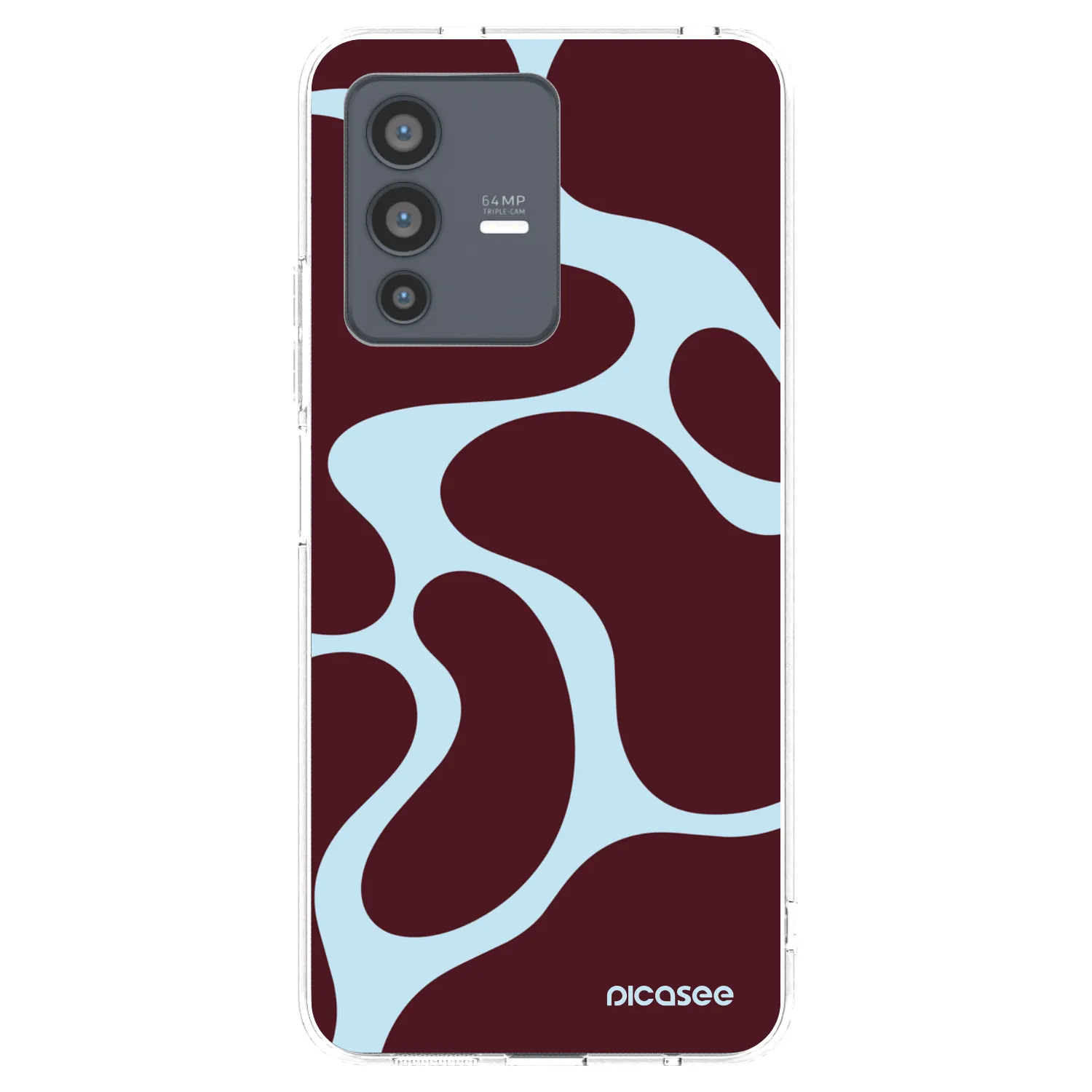 Picasee silikónový prehľadný obal pre Vivo V23 5G - Soft Detour