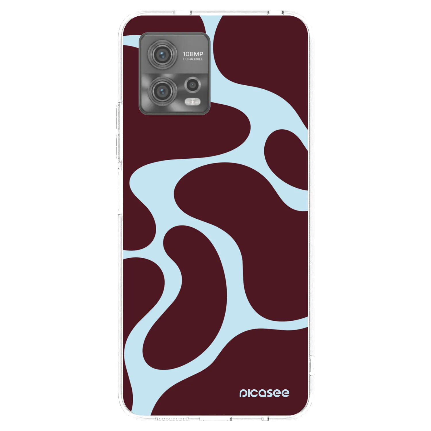 Picasee silikónový prehľadný obal pre Motorola Moto G72 - Soft Detour