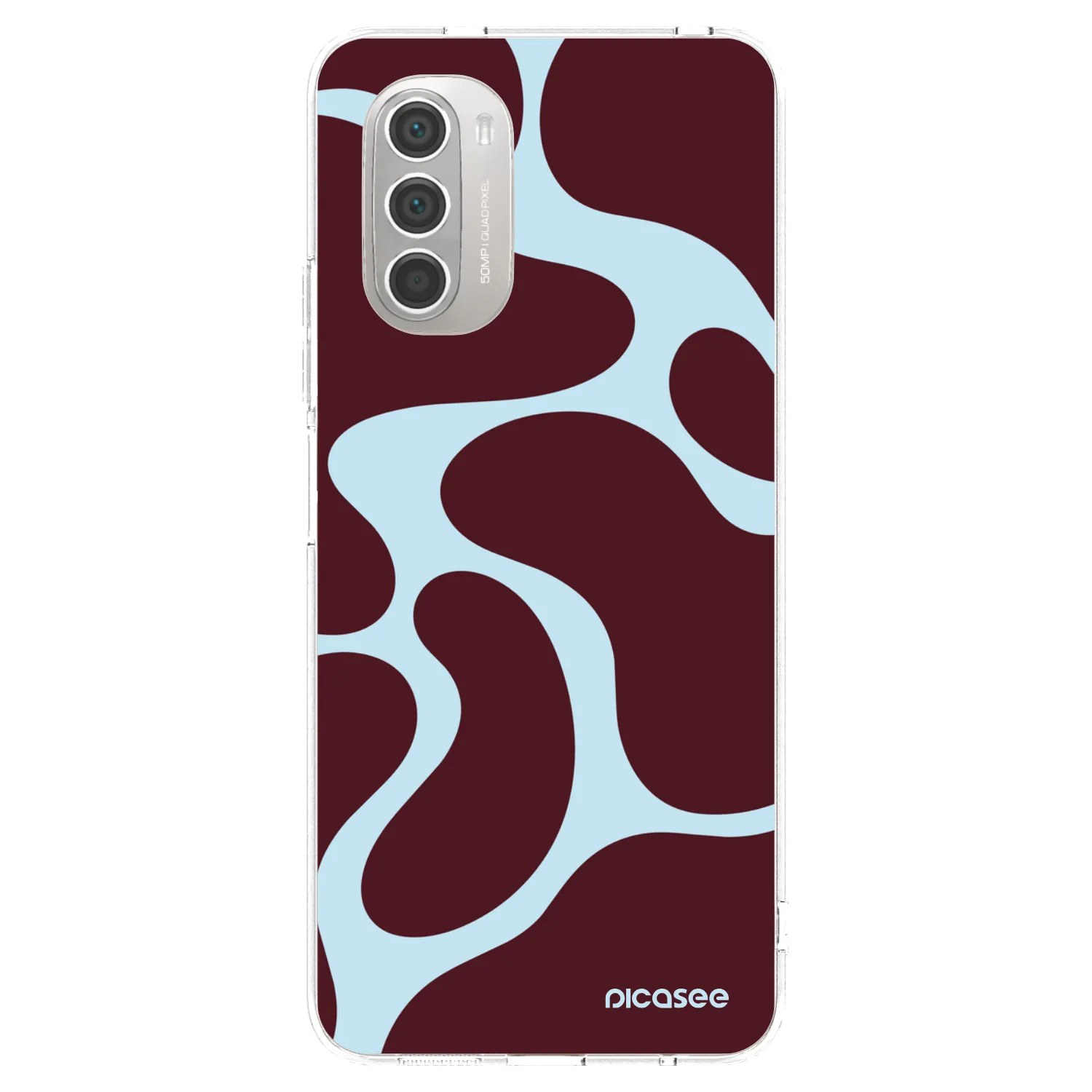 Picasee silikónový prehľadný obal pre Motorola Moto G51 - Soft Detour