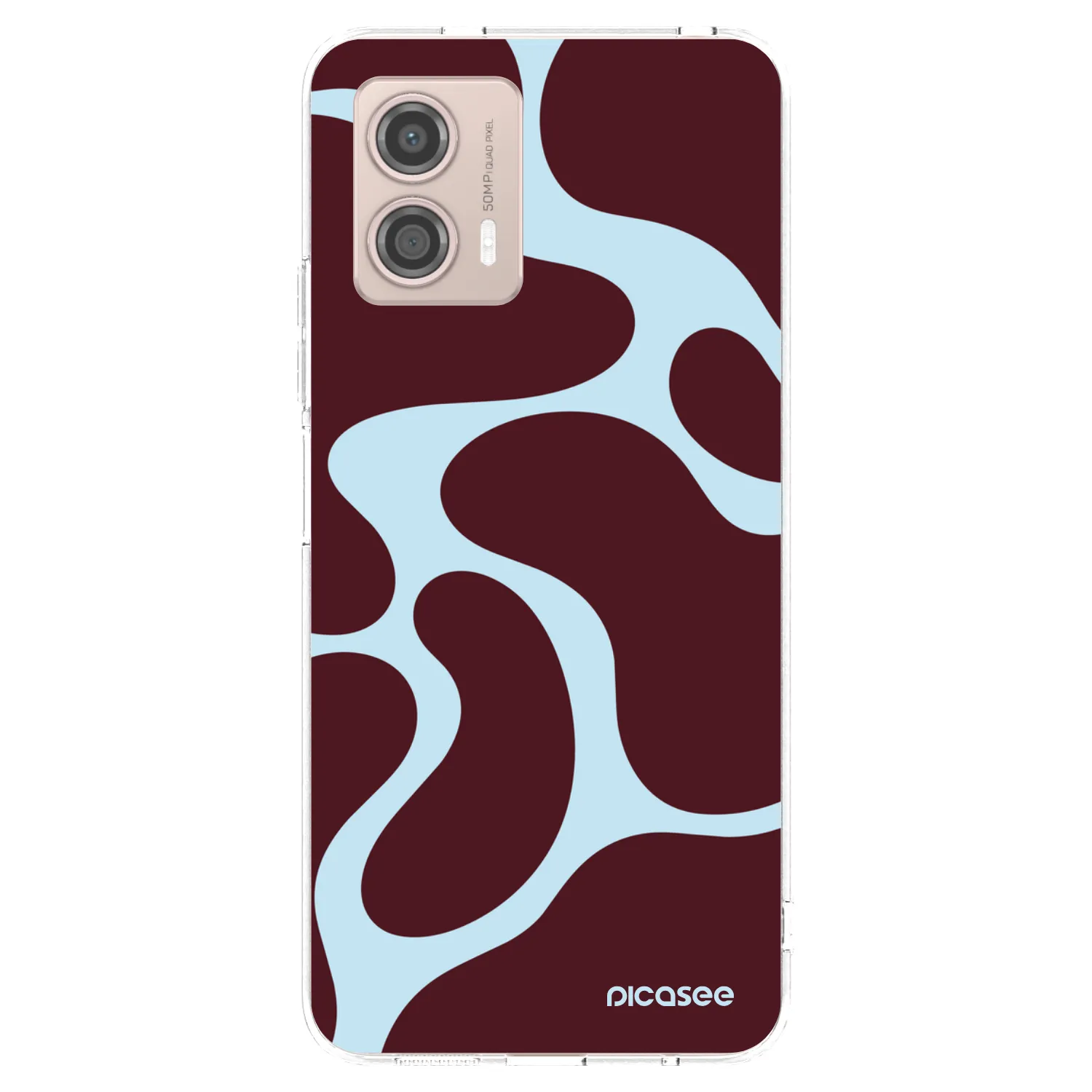 Picasee silikónový prehľadný obal pre Motorola Moto G53 5G - Soft Detour
