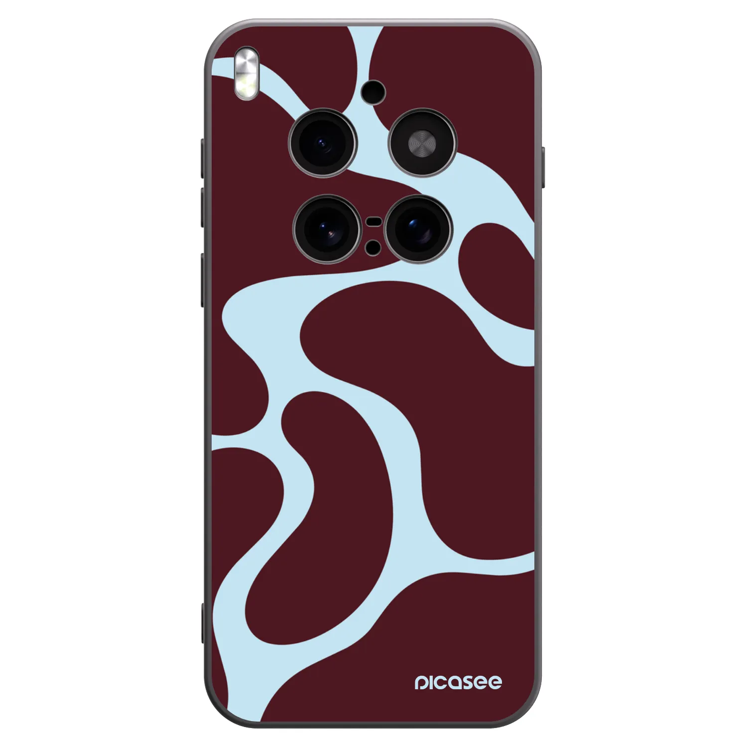 Picasee silikónový čierny obal pre Vivo X300 Pro - Soft Detour