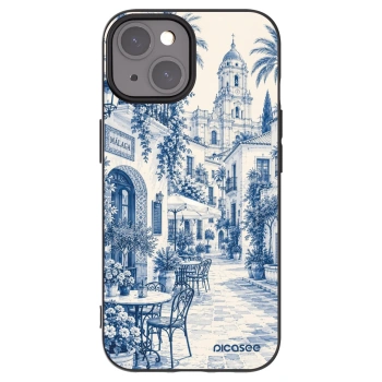 Picasee silikónový čierny obal pre Apple iPhone 15 - Calle Azul