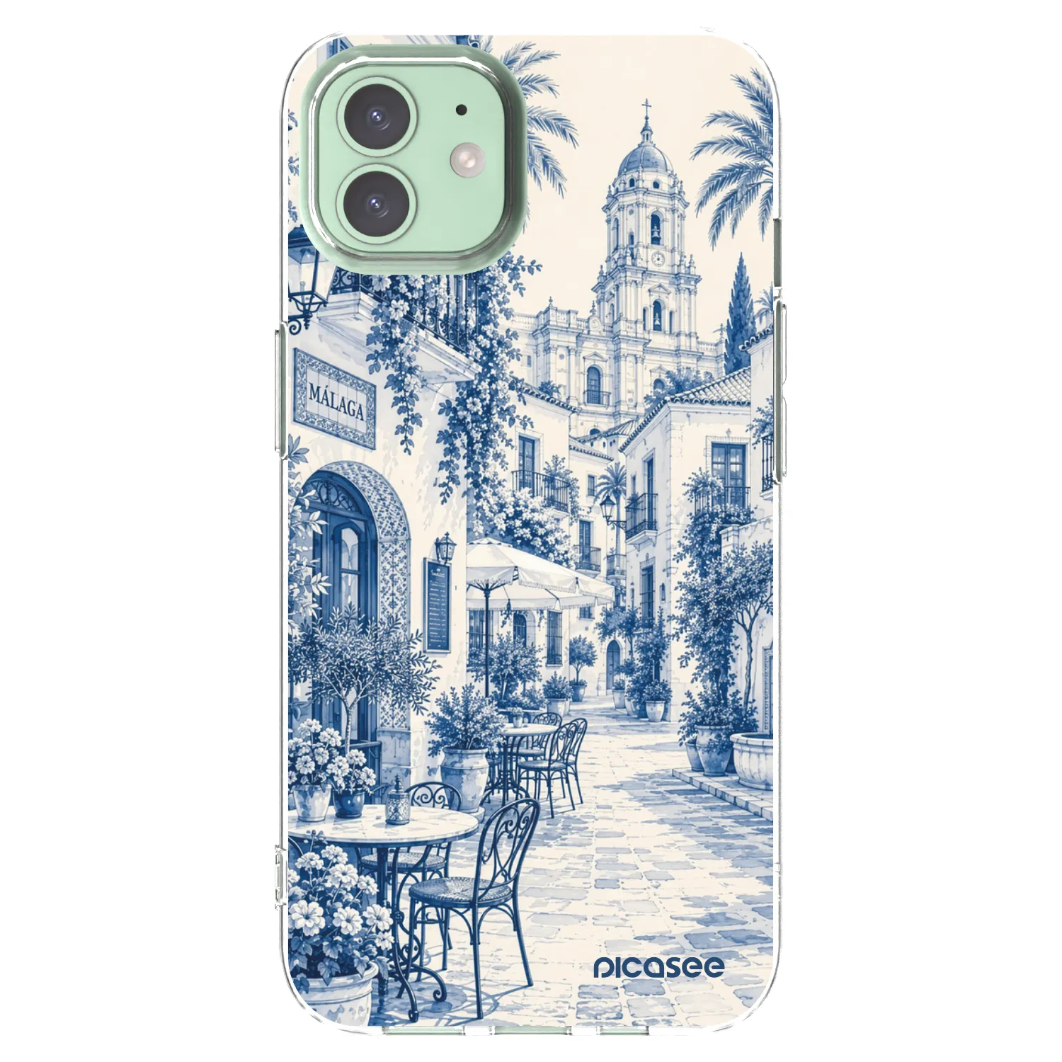 Picasee silikónový prehľadný obal pre Apple iPhone 12 - Calle Azul