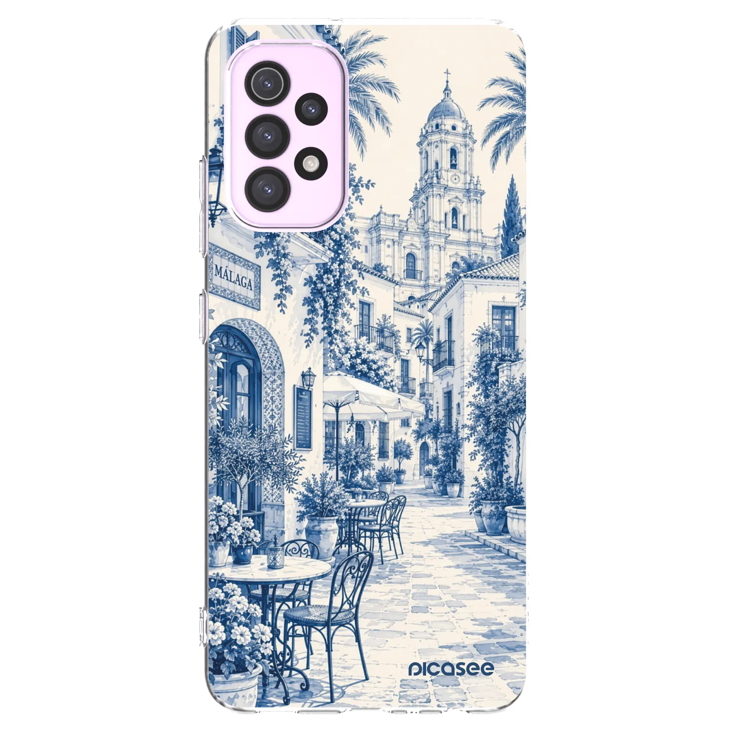 Picasee silikónový prehľadný obal pre Samsung Galaxy A32 5G A326B - Calle Azul