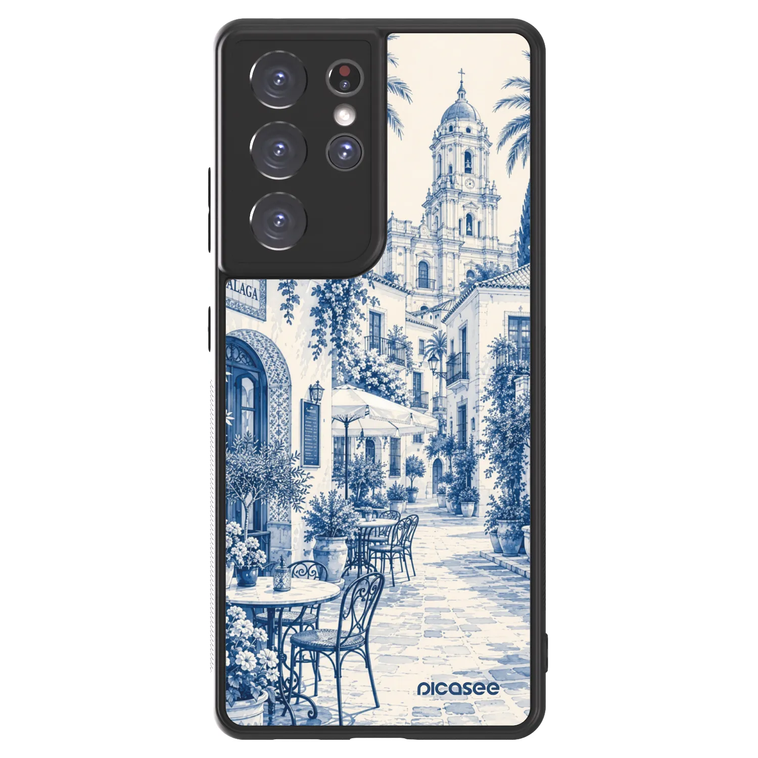 Picasee ULTIMATE CASE pro Samsung Galaxy S21 Ultra 5G G998B - Calle Azul