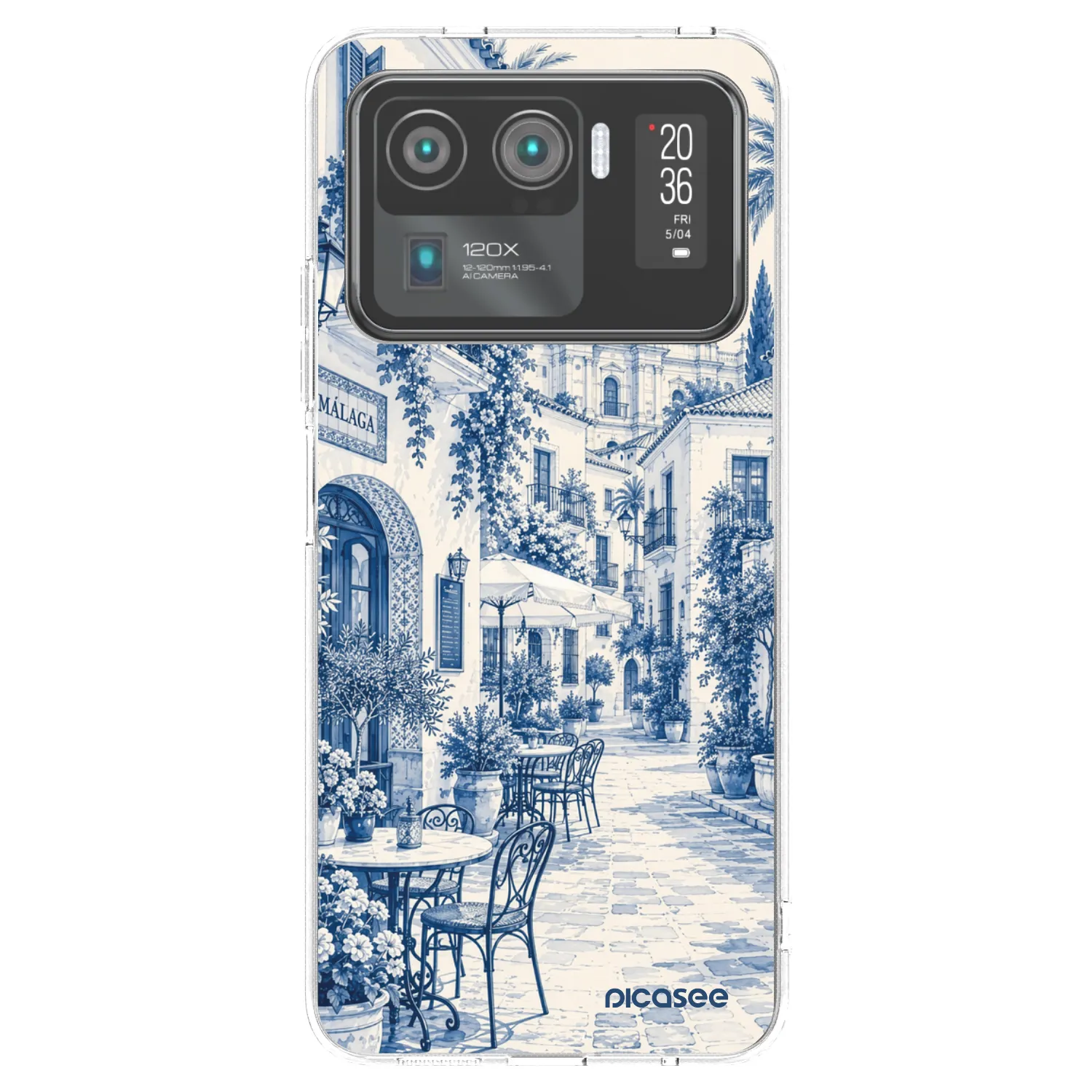 Picasee silikónový prehľadný obal pre Xiaomi Mi 11 Ultra - Calle Azul