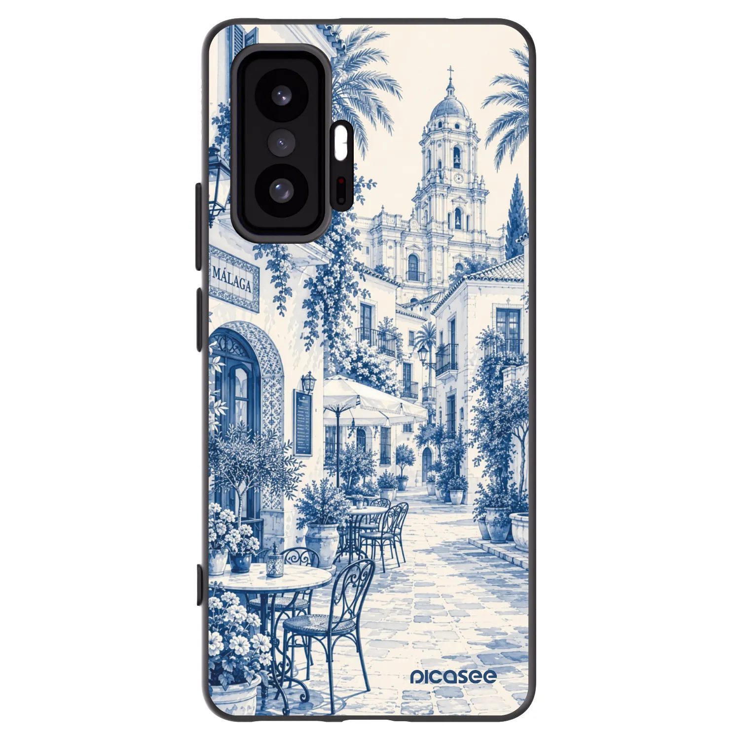 Picasee silikónový čierny obal pre Xiaomi 11T Pro - Calle Azul