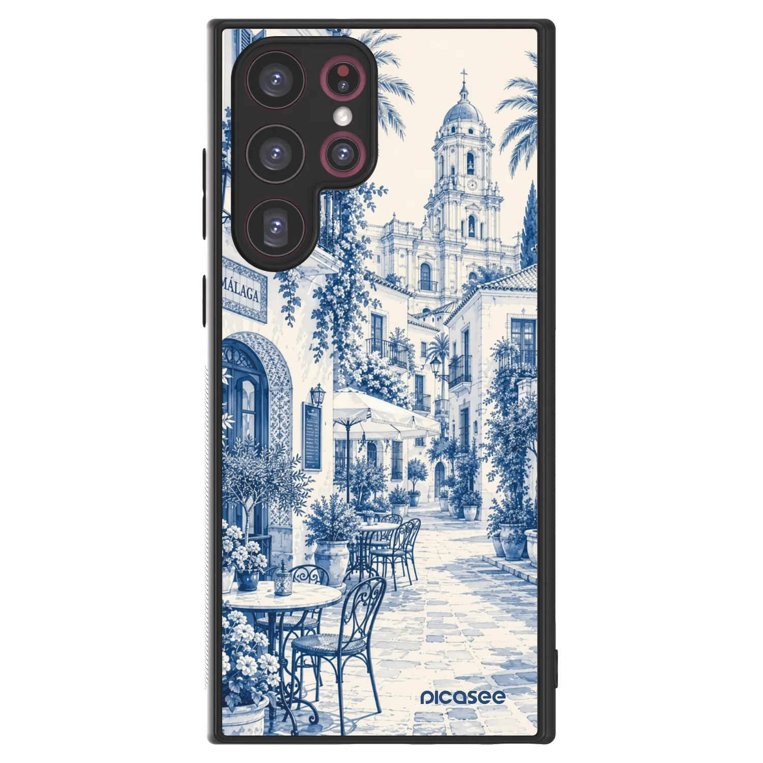 Picasee ULTIMATE CASE pro Samsung Galaxy S22 Ultra 5G - Calle Azul