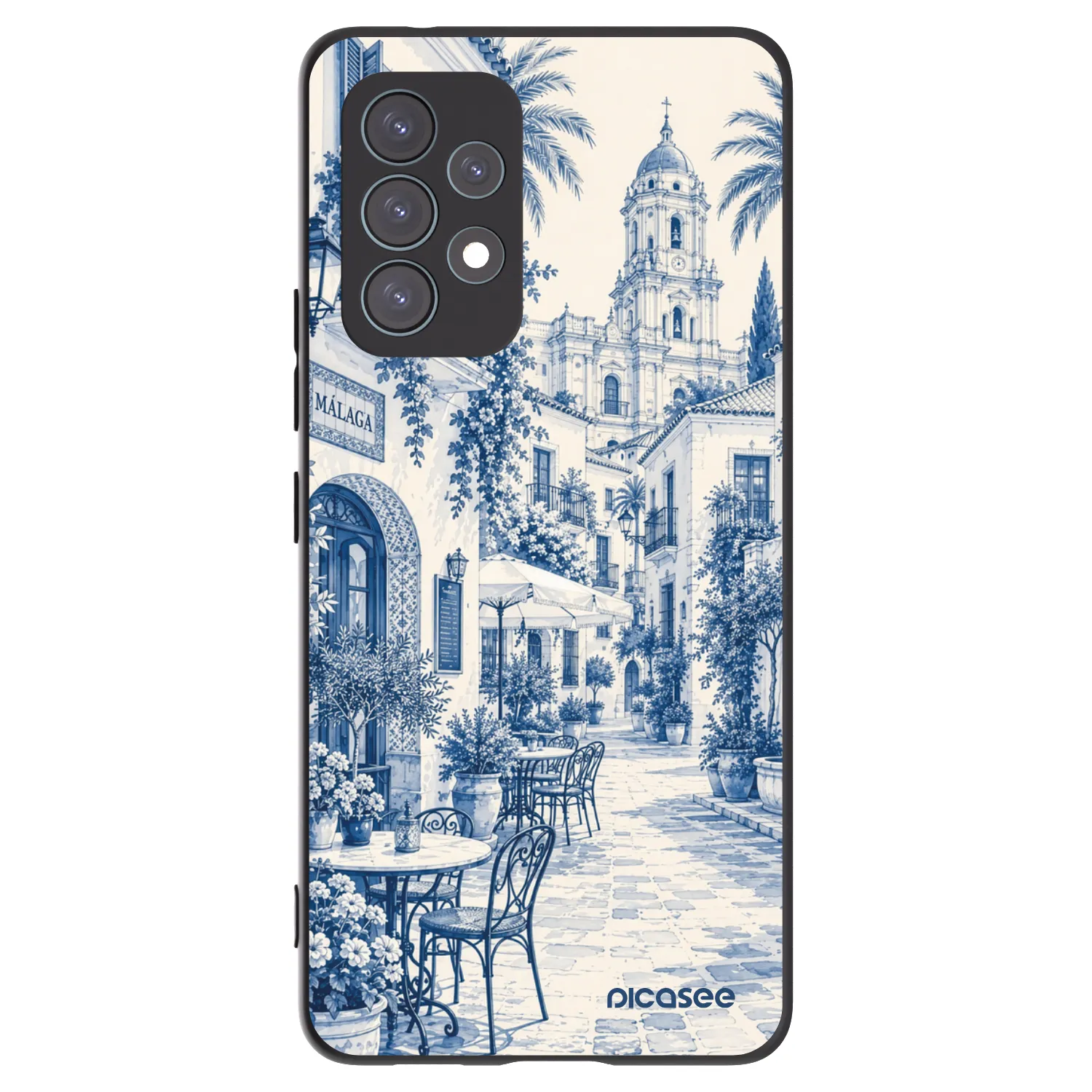 Picasee silikónový čierny obal pre Samsung Galaxy A53 5G A536 - Calle Azul