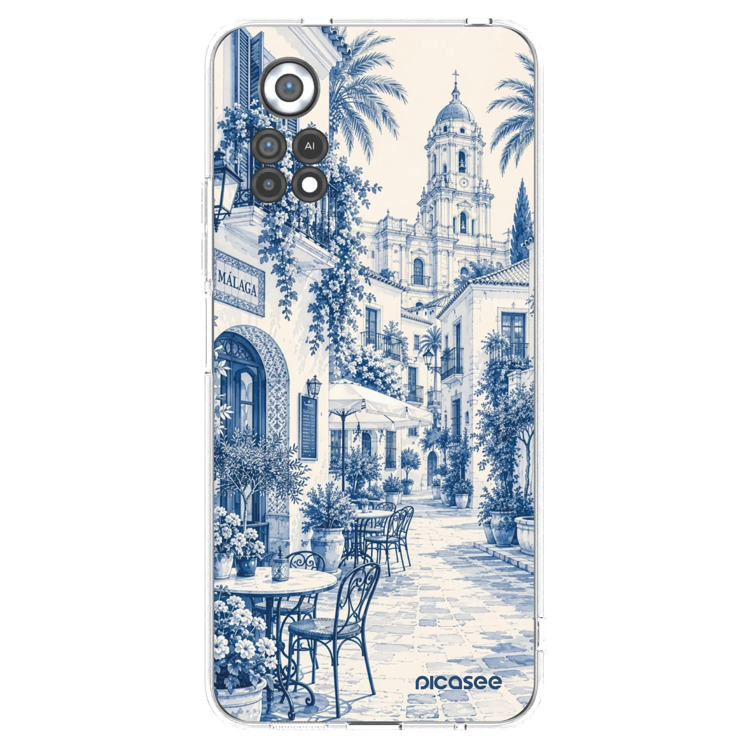 Picasee silikónový prehľadný obal pre Xiaomi Poco X4 Pro 5G - Calle Azul