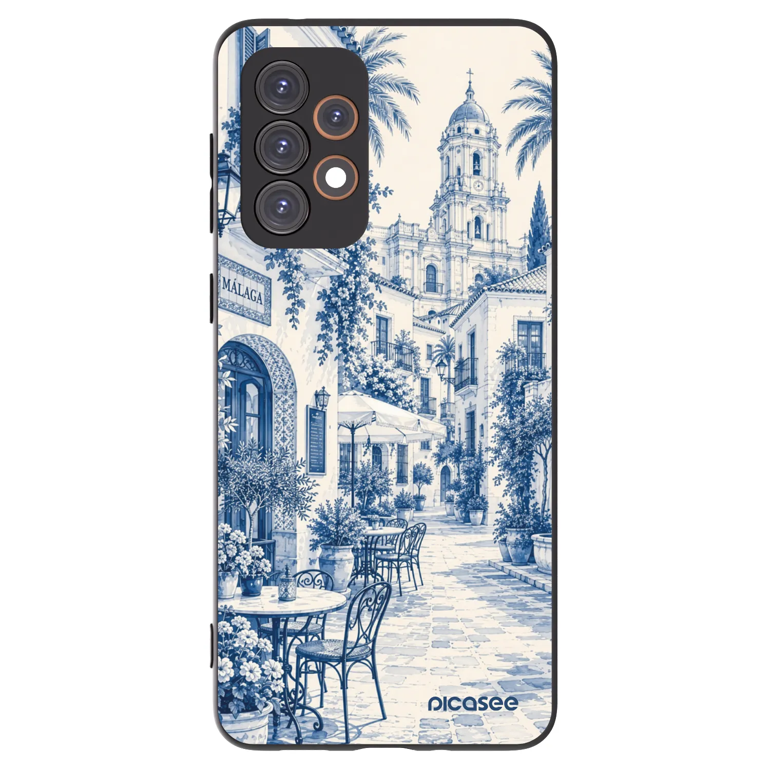 Picasee silikónový čierny obal pre Samsung Galaxy A33 5G A336 - Calle Azul