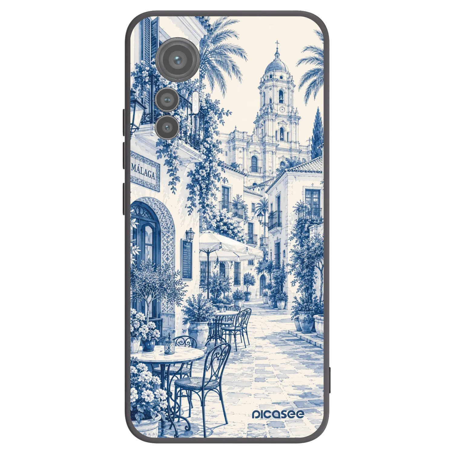 Picasee silikónový čierny obal pre Xiaomi 12 Lite - Calle Azul