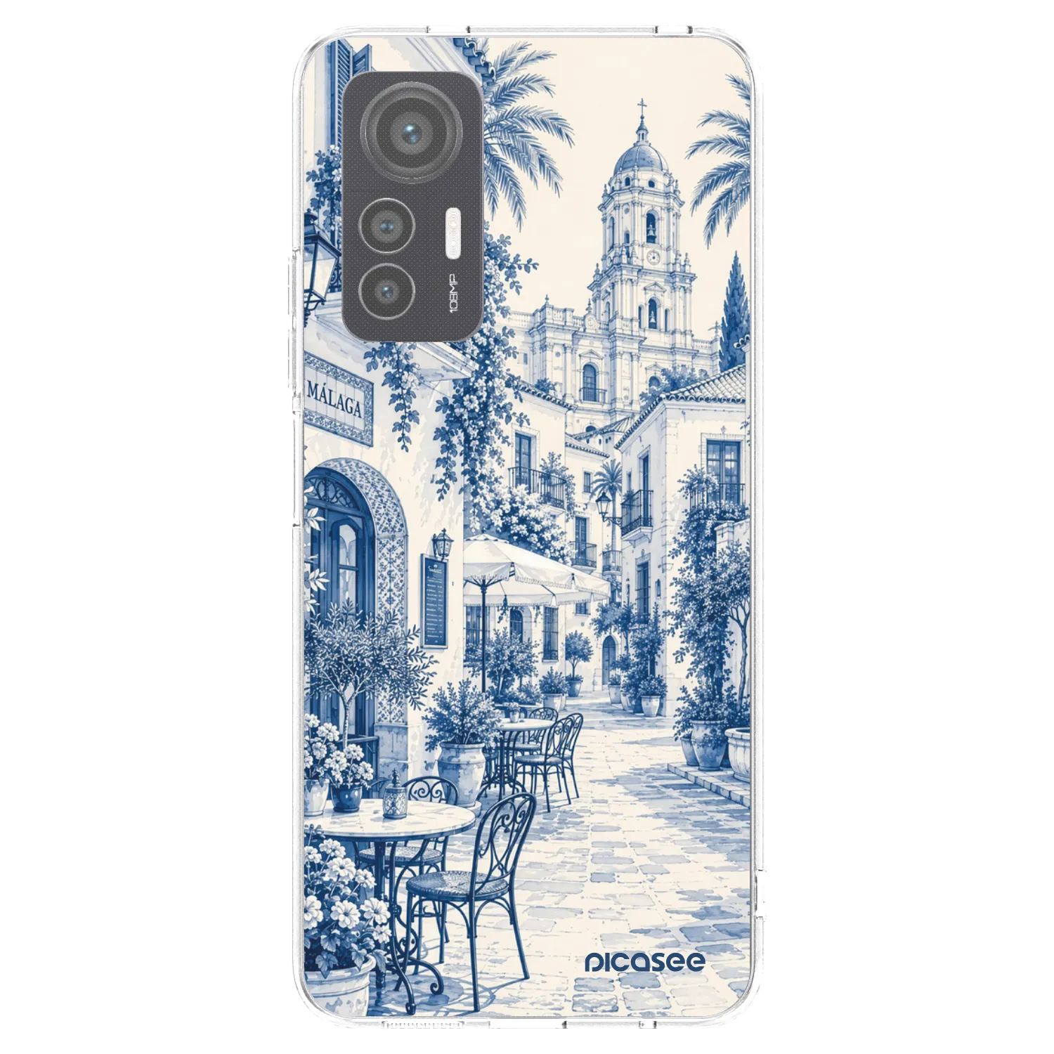 Picasee silikónový prehľadný obal pre Xiaomi 12 Lite - Calle Azul