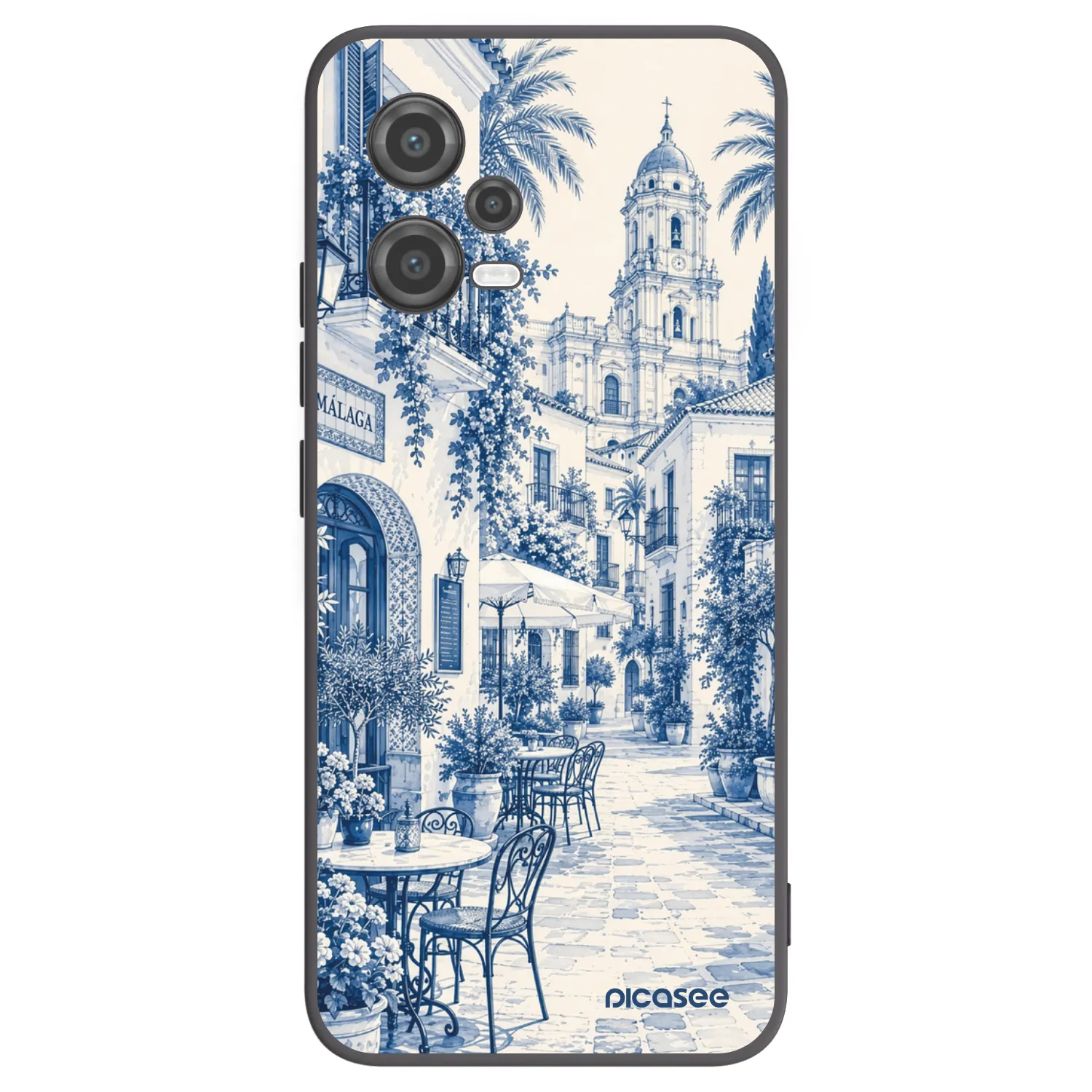 Picasee silikónový čierny obal pre Xiaomi Poco X5 - Calle Azul