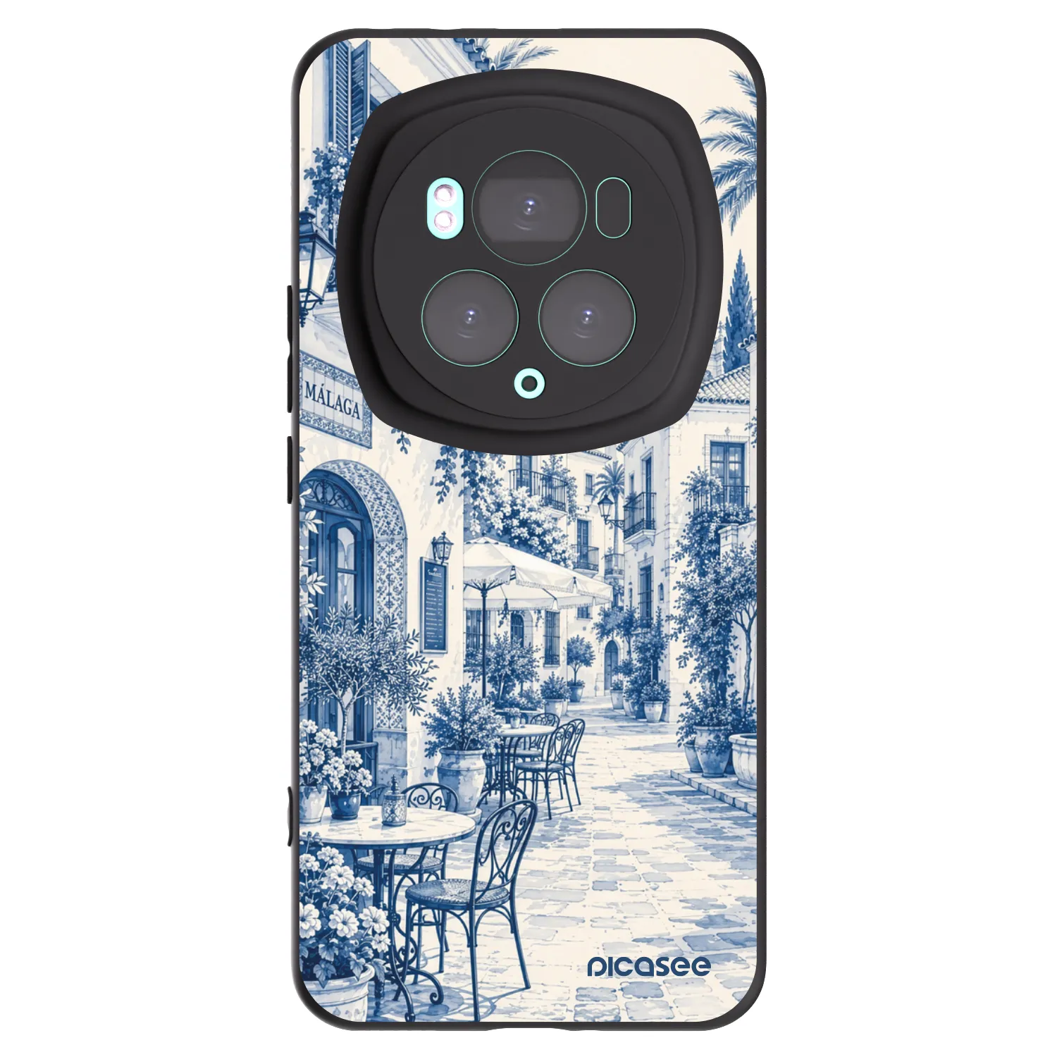 Picasee silikónový čierny obal pre Honor Magic6 Pro - Calle Azul