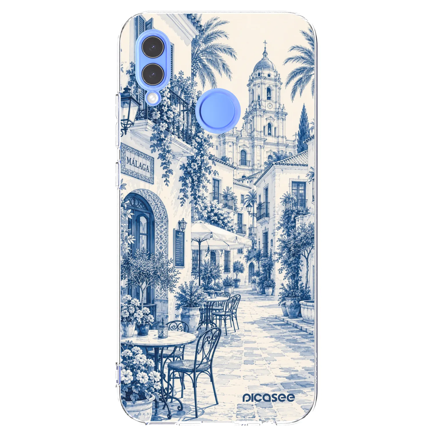 Picasee silikónový prehľadný obal pre Honor 10 Lite - Calle Azul