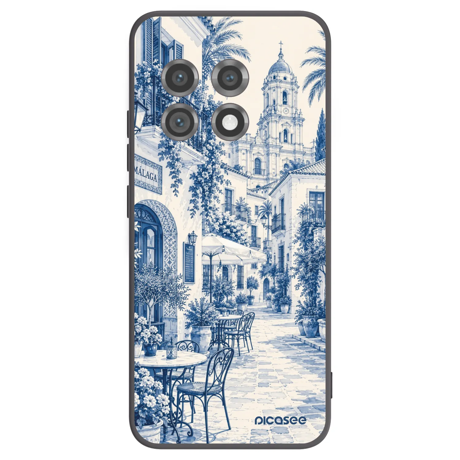 Picasee silikónový čierny obal pre OnePlus 11 5G - Calle Azul
