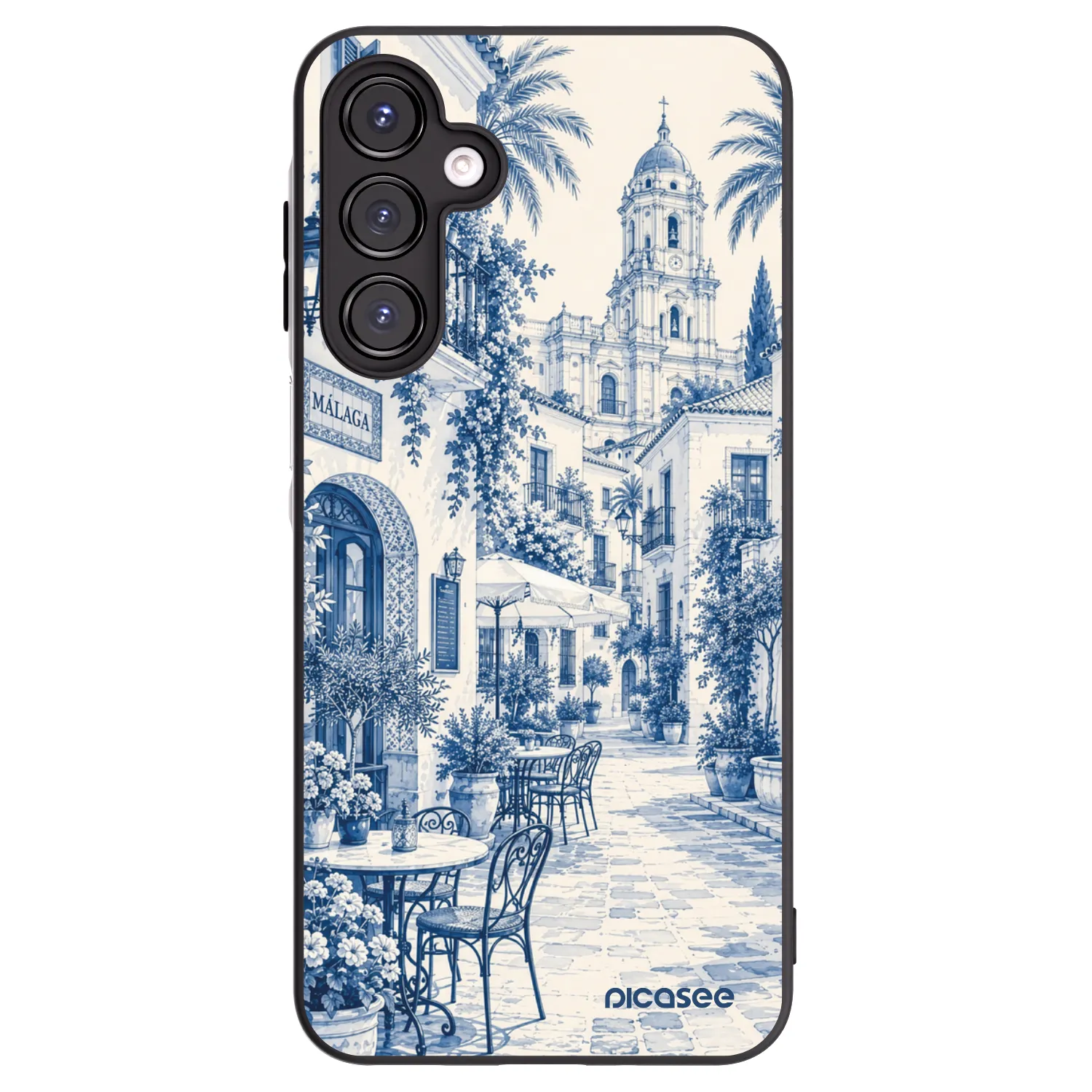 Picasee silikónový čierny obal pre Samsung Galaxy A16 5G - Calle Azul