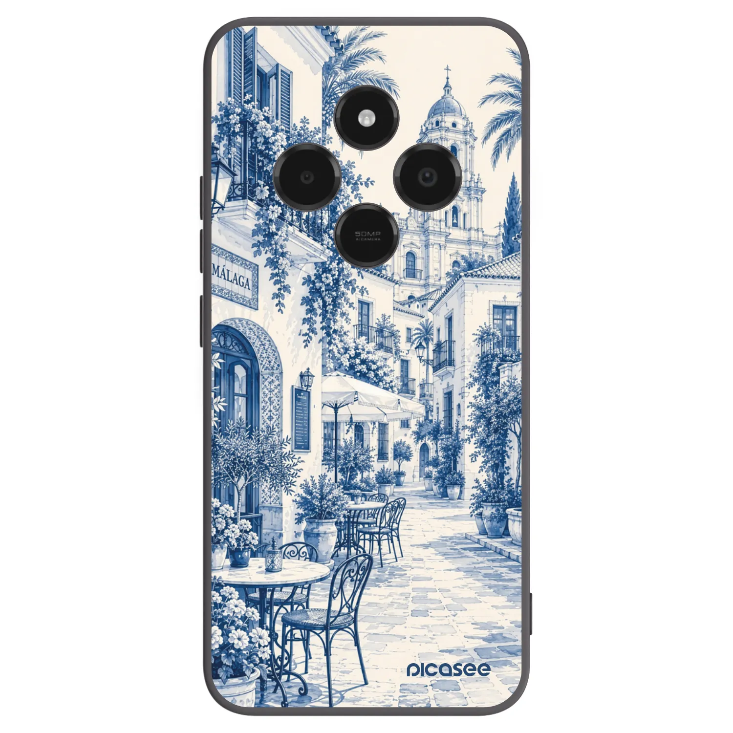Picasee silikónový čierny obal pre Xiaomi Poco C75 - Calle Azul