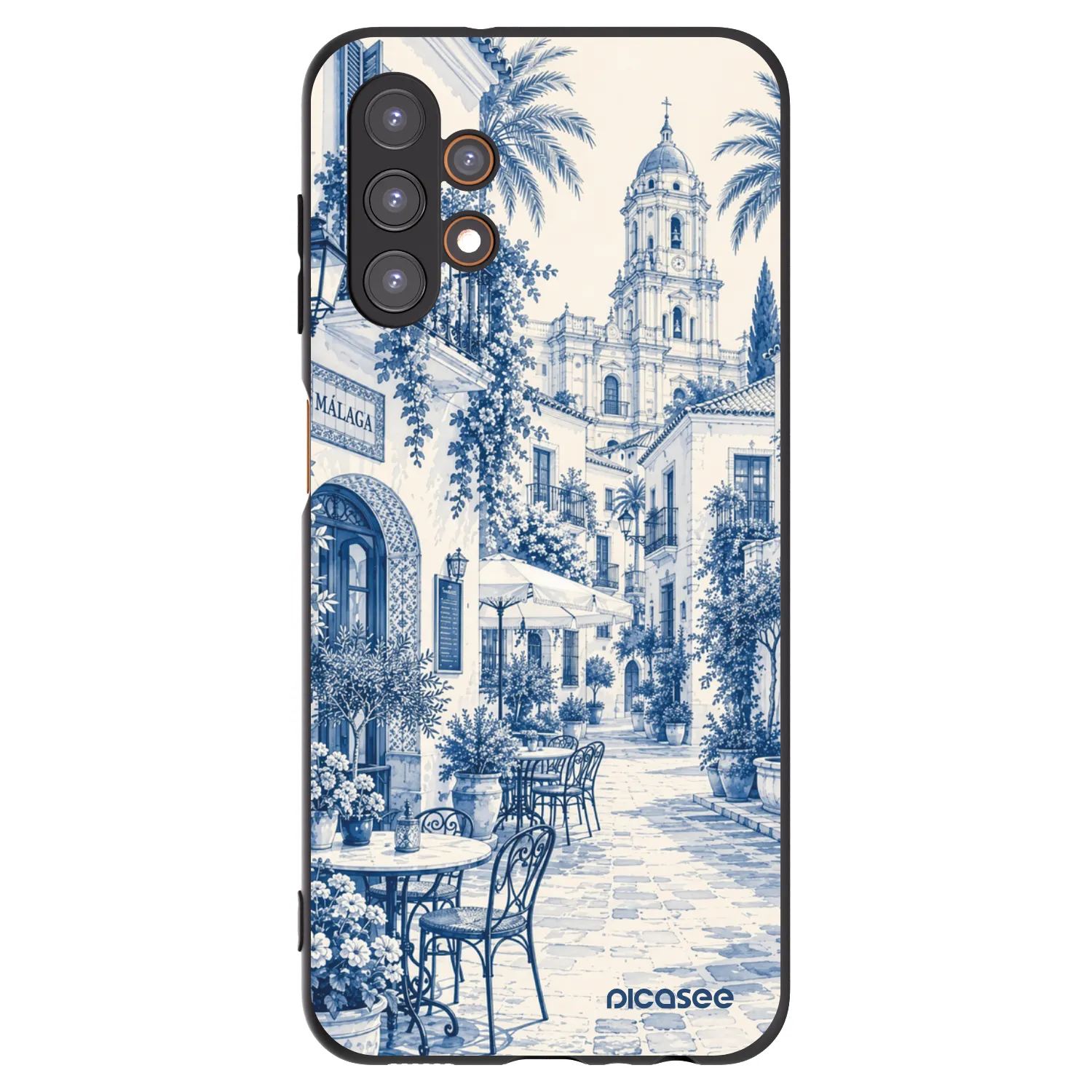 Picasee silikónový čierny obal pre Samsung Galaxy A13 5G - Calle Azul