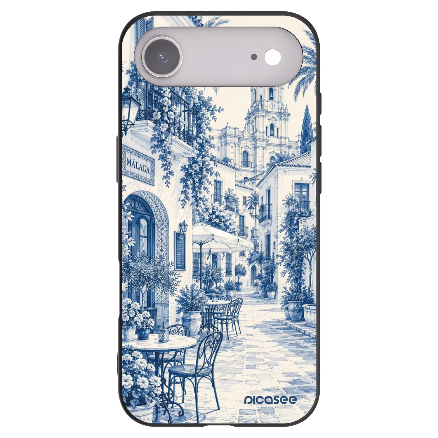 Picasee silikónový čierny obal pre Apple iPhone Air - Calle Azul