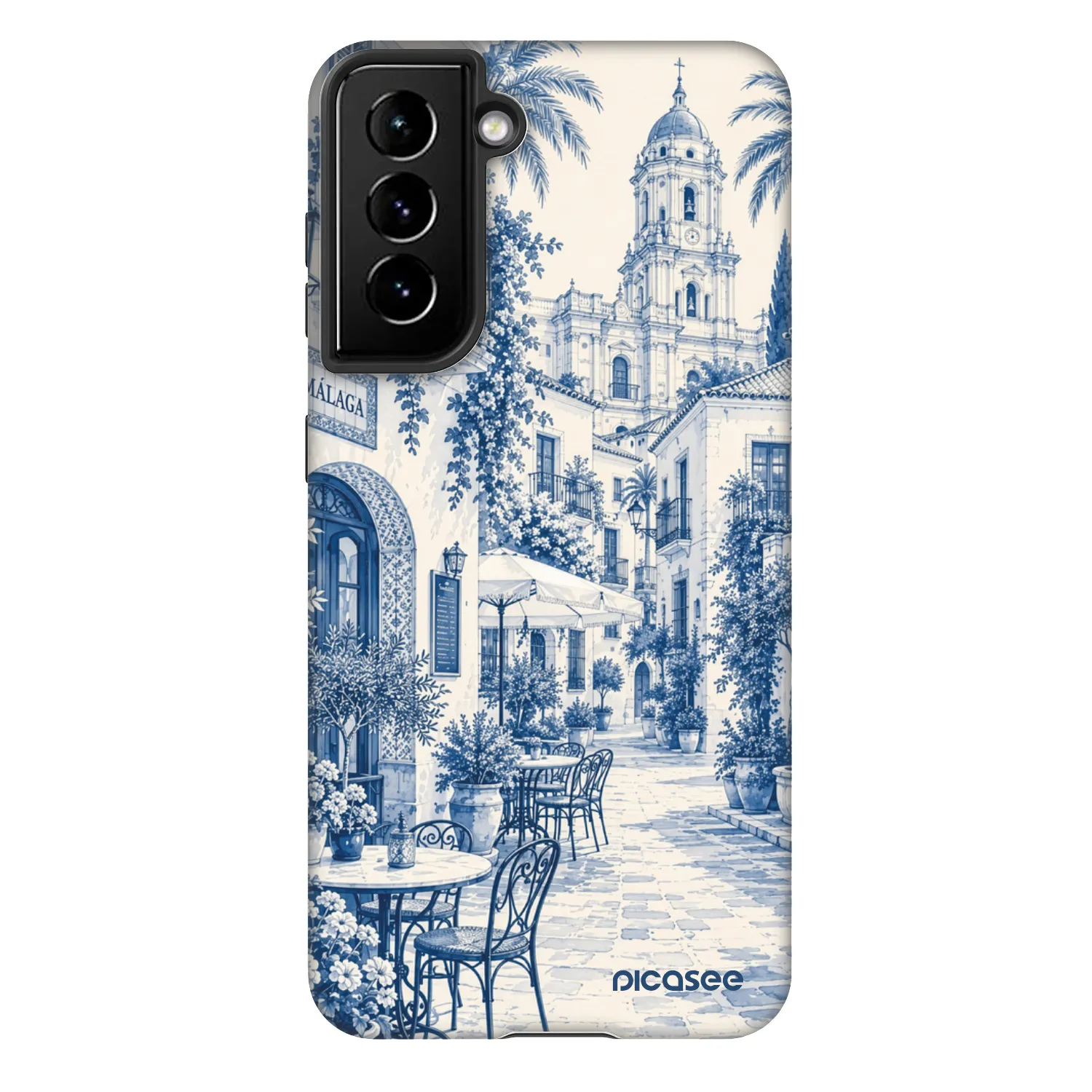 Picasee Fashion Case pre Samsung Galaxy S21 5G G991B - Calle Azul