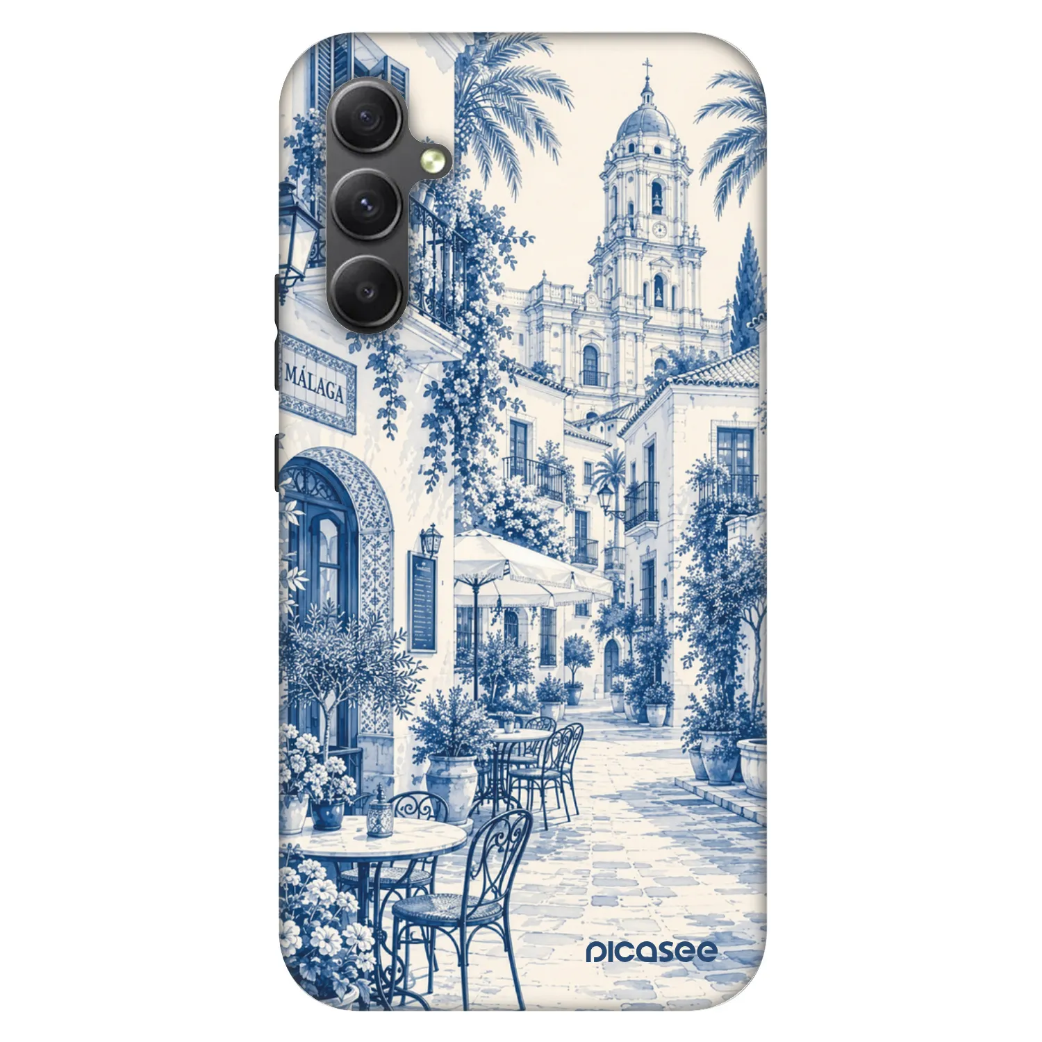 Picasee Fashion Case pre Samsung Galaxy A34 5G A346B - Calle Azul