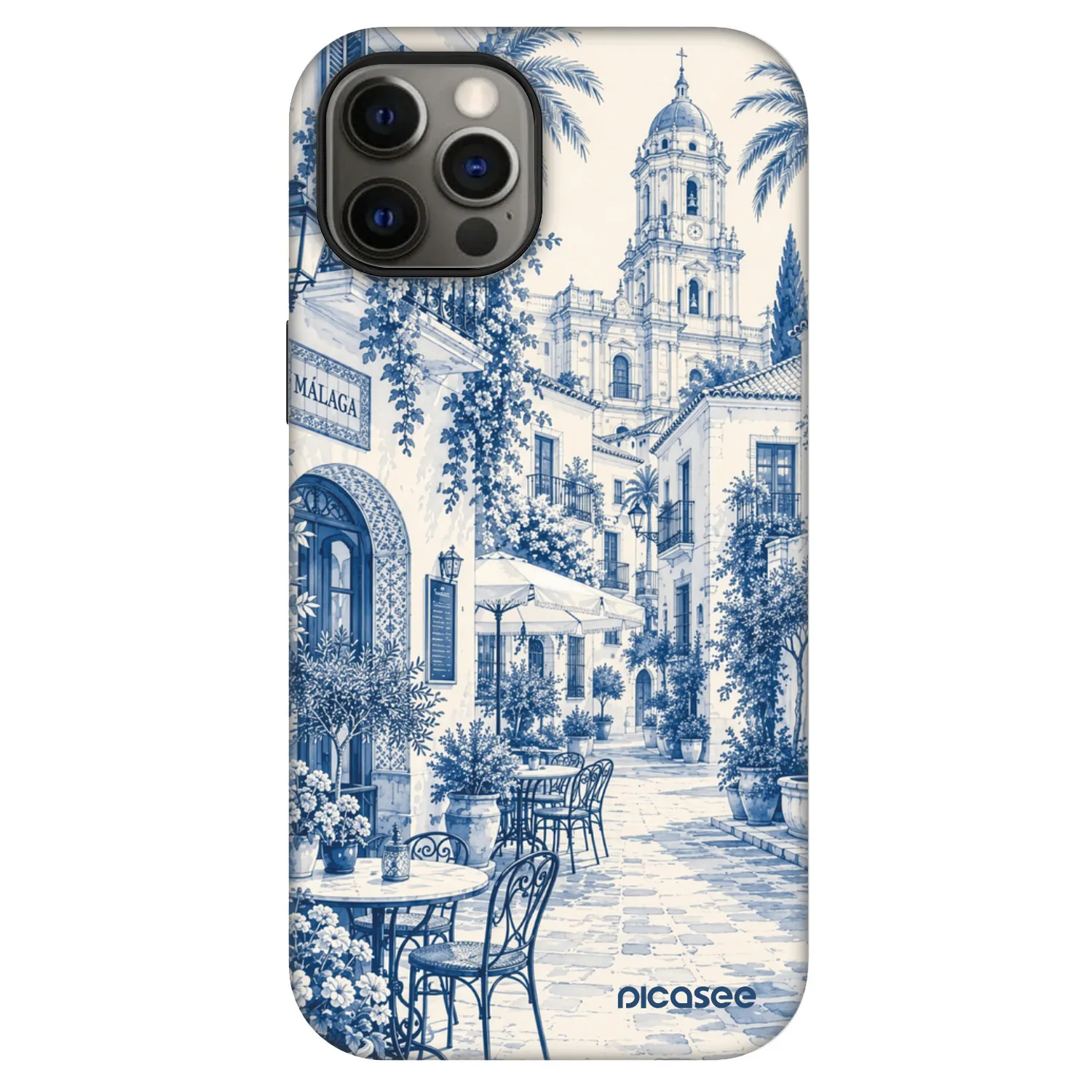Picasee Fashion Case MagSafe pre Apple iPhone 12 - Calle Azul