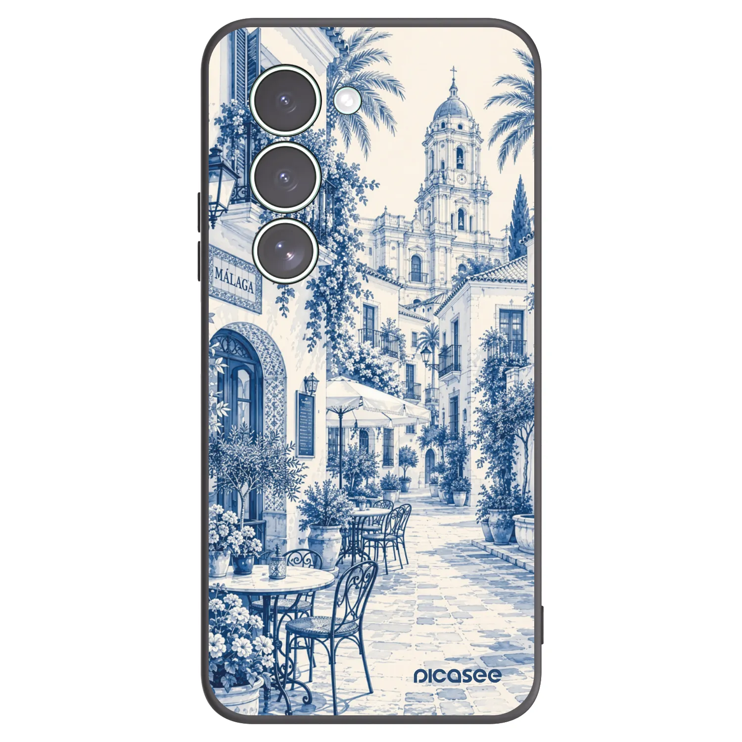 Picasee silikónový čierny obal pre Xiaomi Redmi 15 5G - Calle Azul